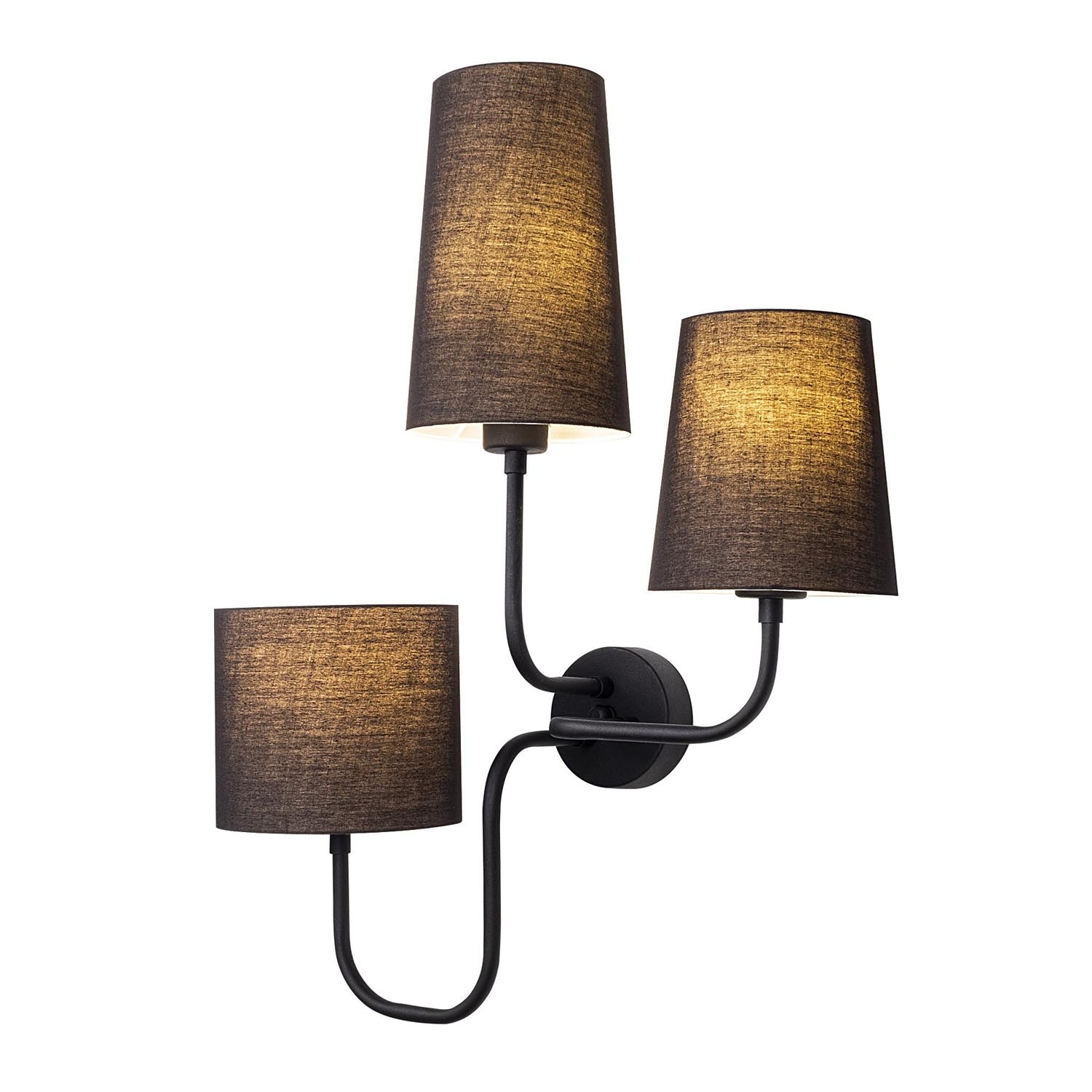Çatal - 3571 in Schwarz präsentiert im Onlineshop von KAQTU Design AG. Wandleuchte ist von Opviq