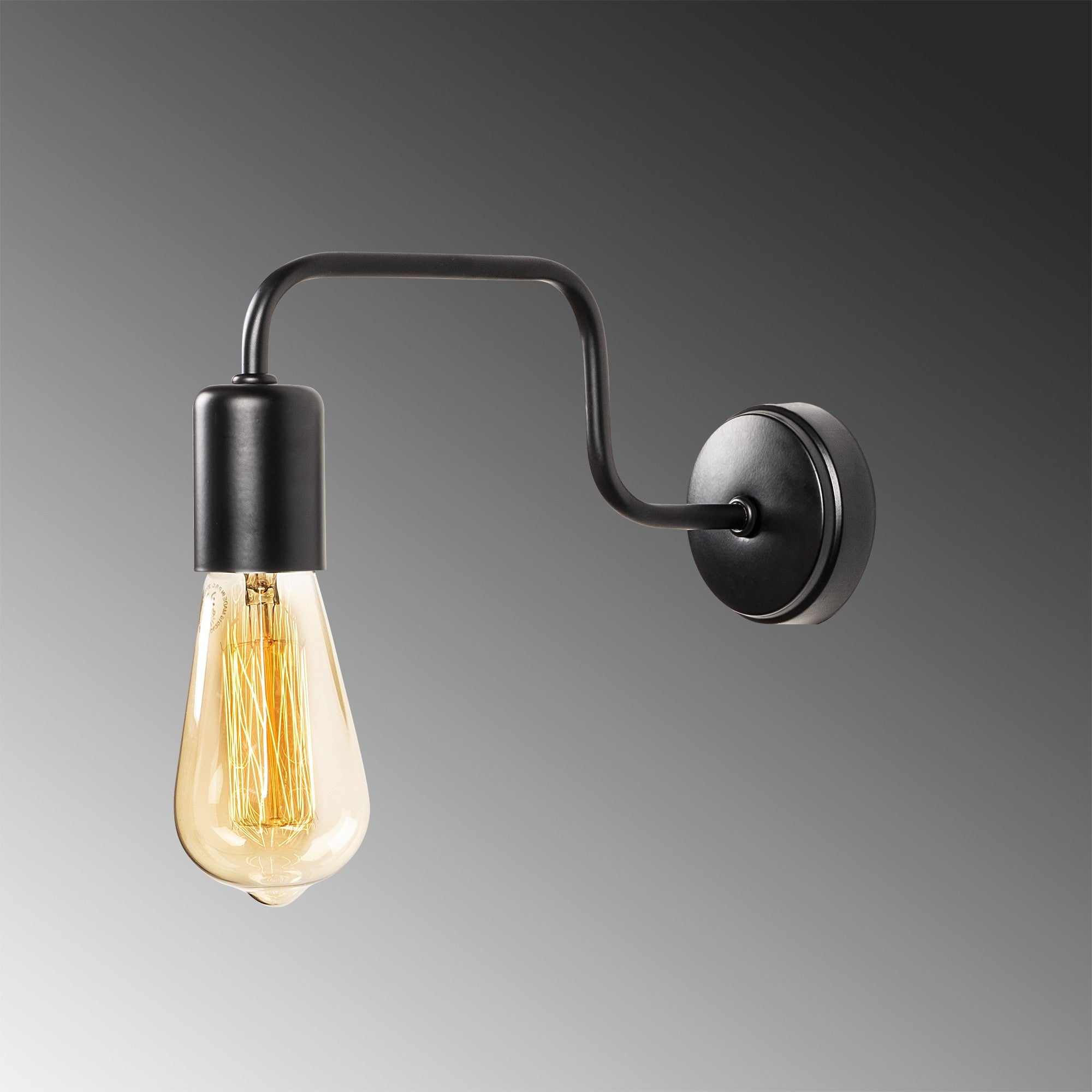 Denge - 3433 in Schwarz präsentiert im Onlineshop von KAQTU Design AG. Wandleuchte ist von Opviq