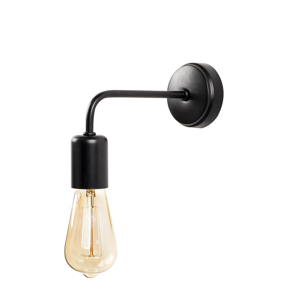 Denge Wandleuchte - Schwarz in Schwarz präsentiert im Onlineshop von KAQTU Design AG. Wandleuchte ist von Opviq
