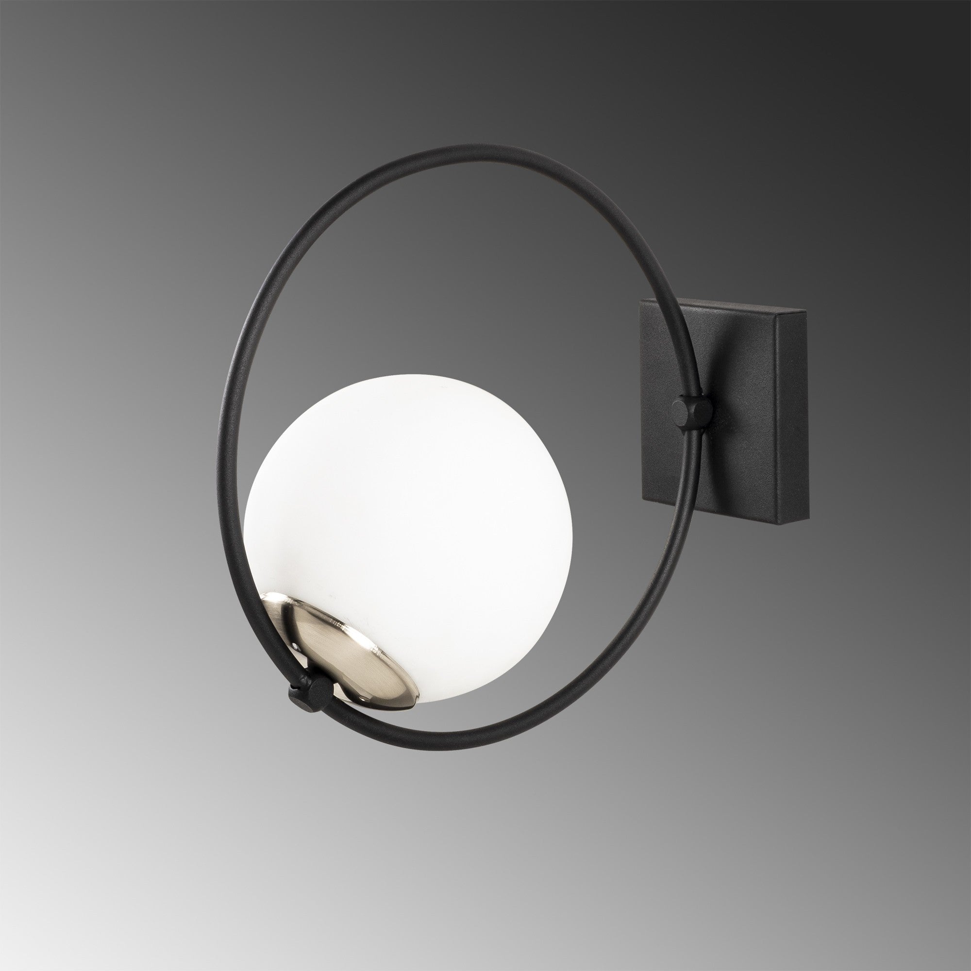 Dolunay - 3911 in Schwarz Weiss präsentiert im Onlineshop von KAQTU Design AG. Wandleuchte ist von Opviq