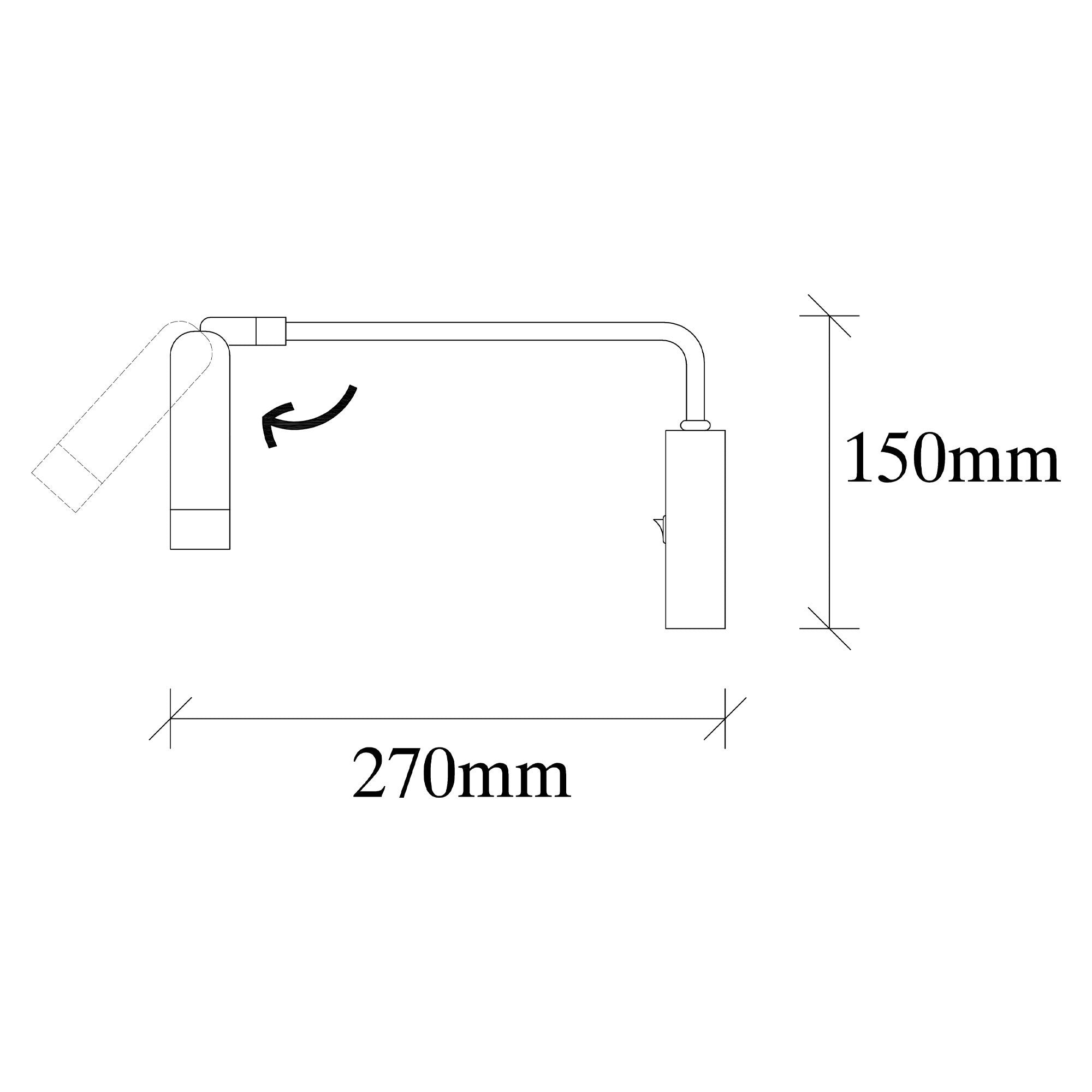 Uğur - 6041 in Gelb Schwarz präsentiert im Onlineshop von KAQTU Design AG. Wandleuchte ist von Opviq