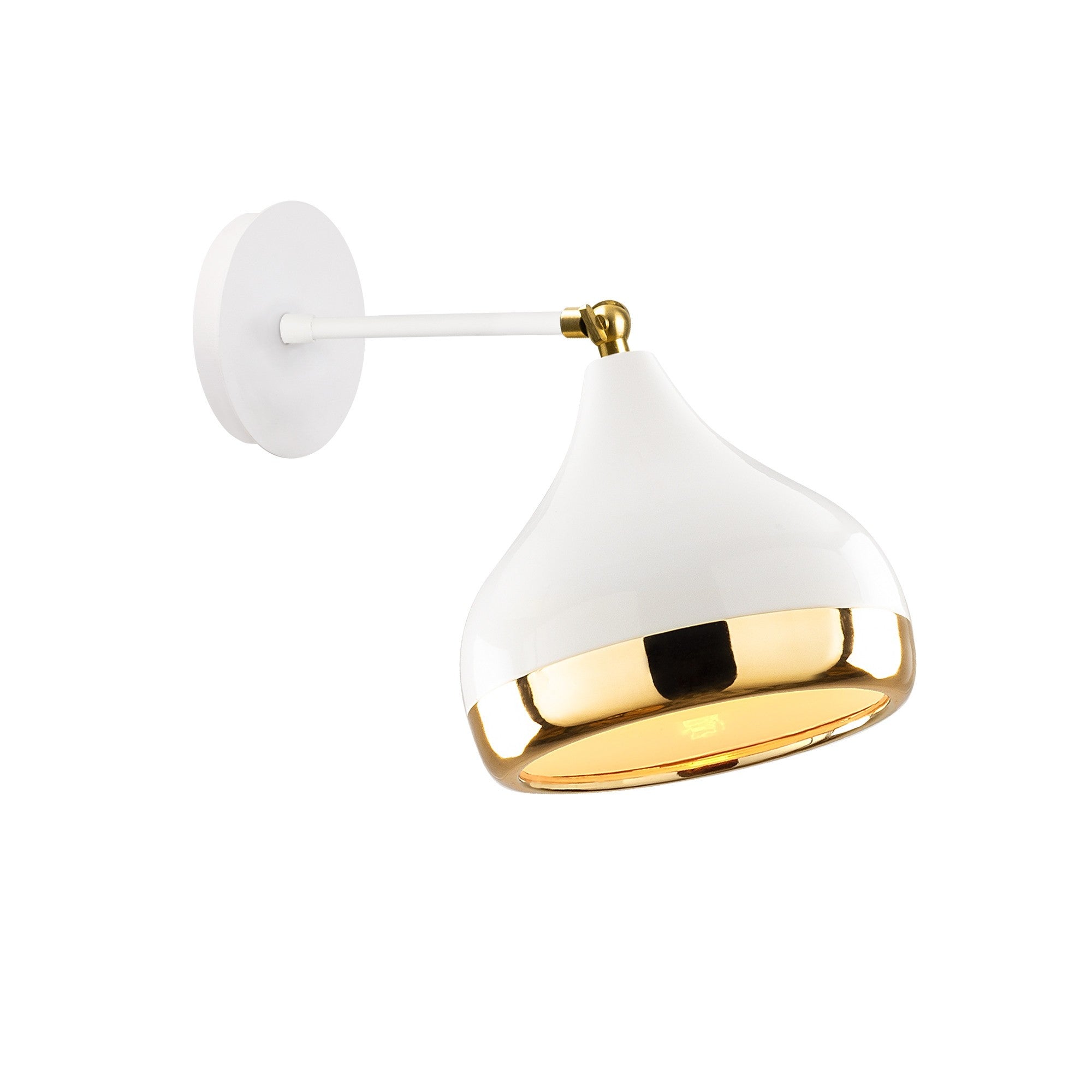 Yıldo - 6902 in Weisses Gold präsentiert im Onlineshop von KAQTU Design AG. Wandleuchte ist von Opviq
