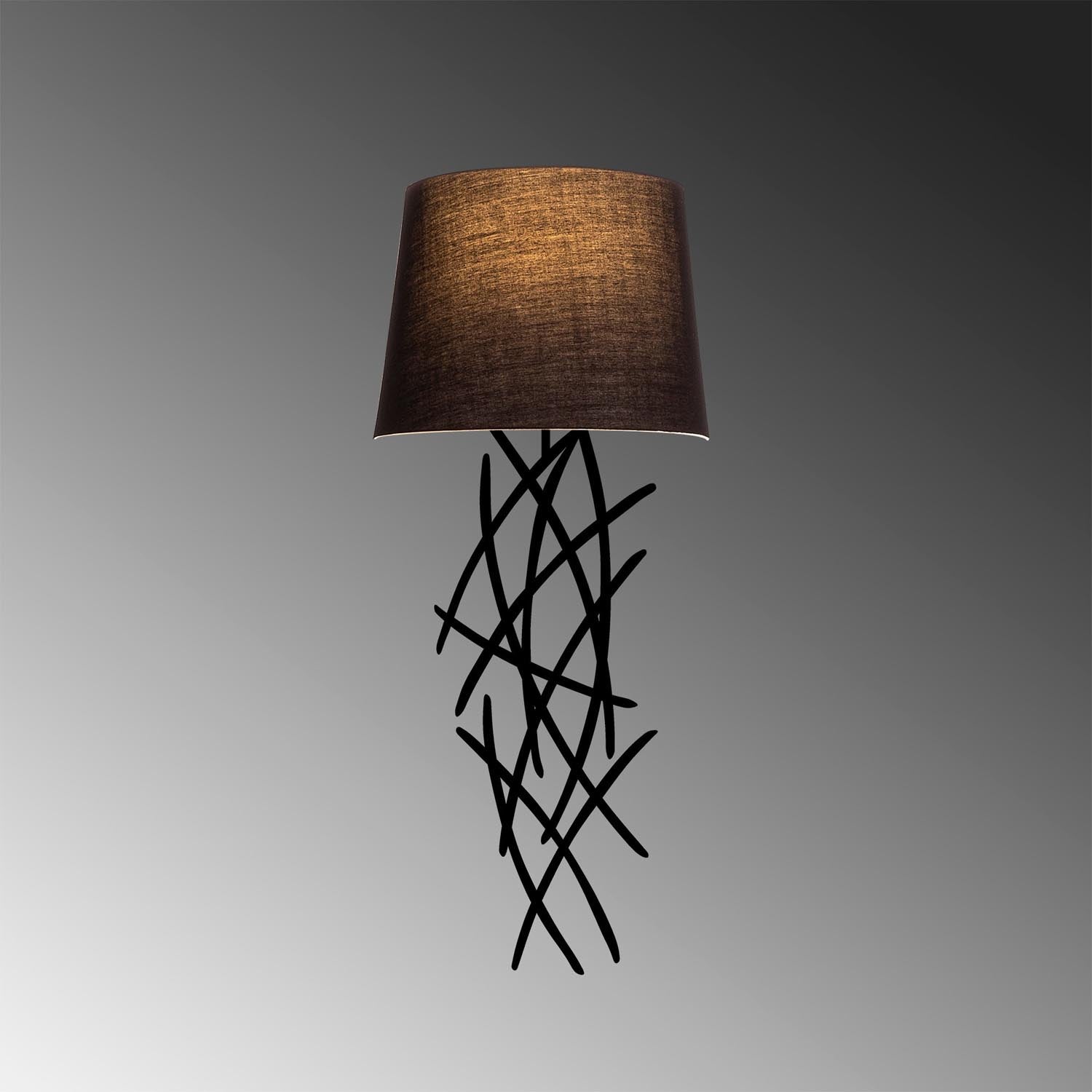Asaf - 6984 in Schwarz präsentiert im Onlineshop von KAQTU Design AG. Wandleuchte ist von Opviq