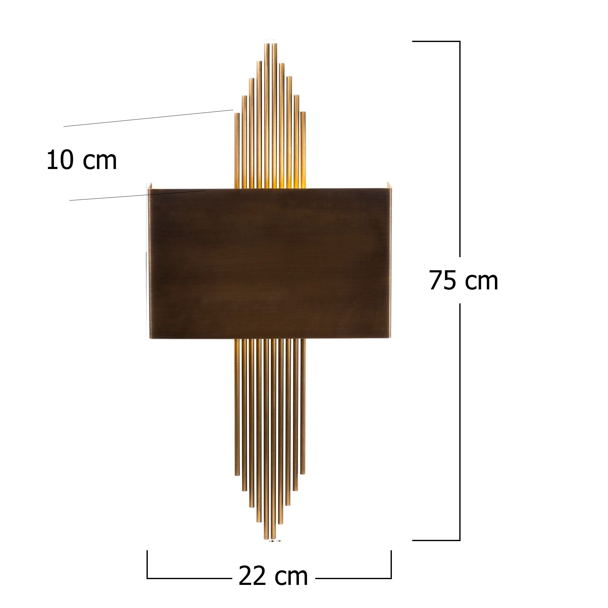 615 - A in Vintage präsentiert im Onlineshop von KAQTU Design AG. Wandleuchte ist von Opviq