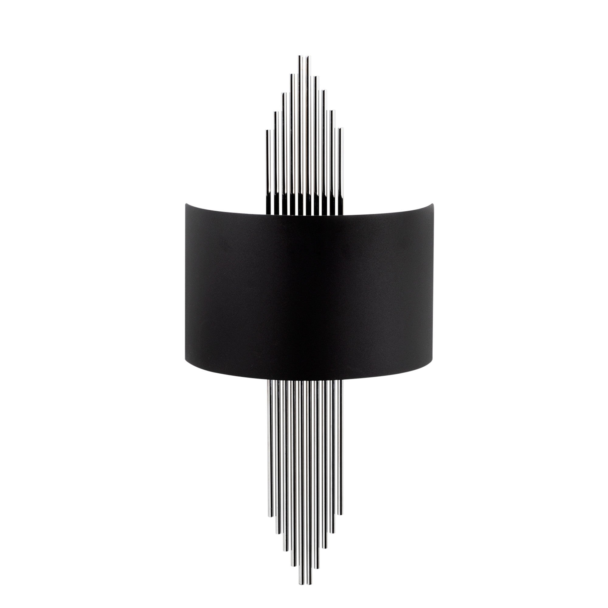 618 - A in Schwarz Silber präsentiert im Onlineshop von KAQTU Design AG. Wandleuchte ist von Opviq