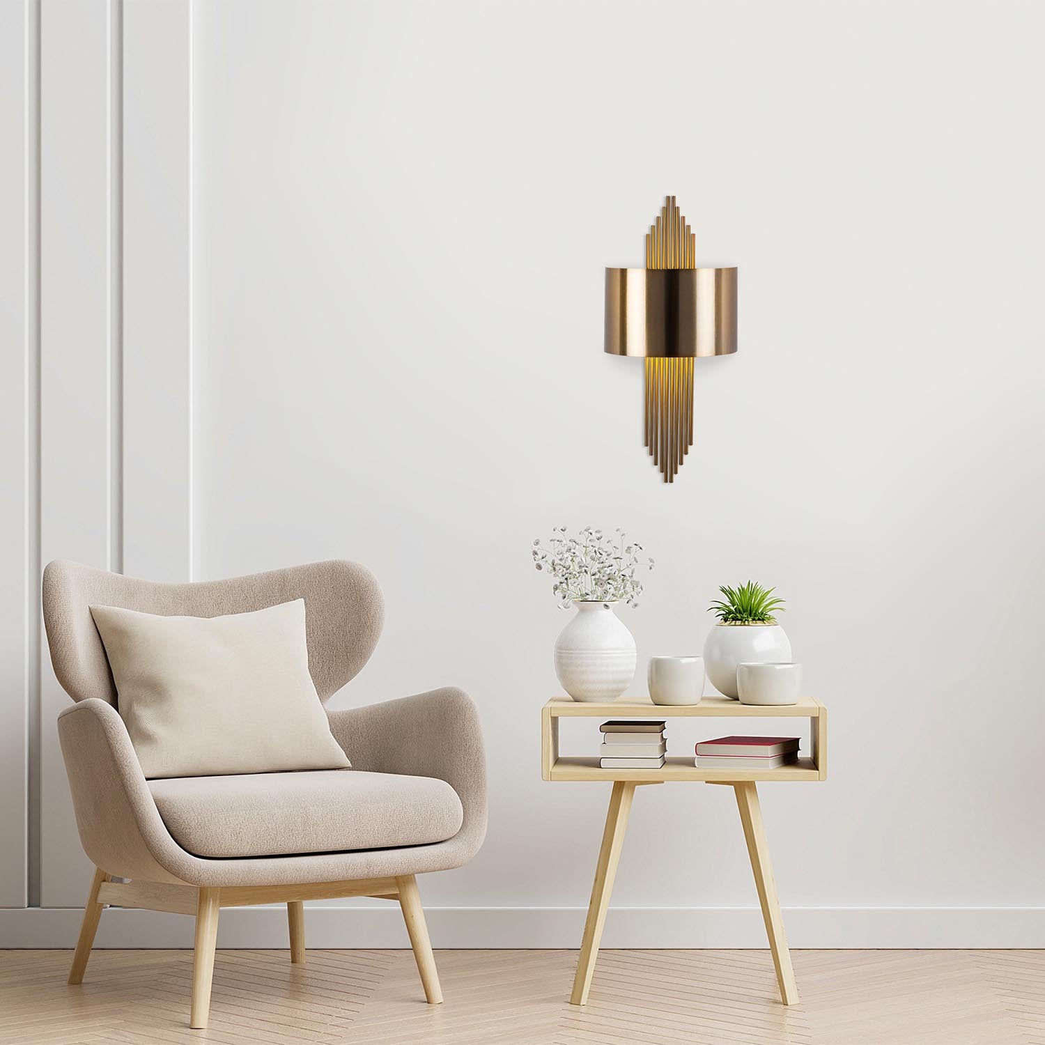 619 - A in Vintage präsentiert im Onlineshop von KAQTU Design AG. Wandleuchte ist von Opviq
