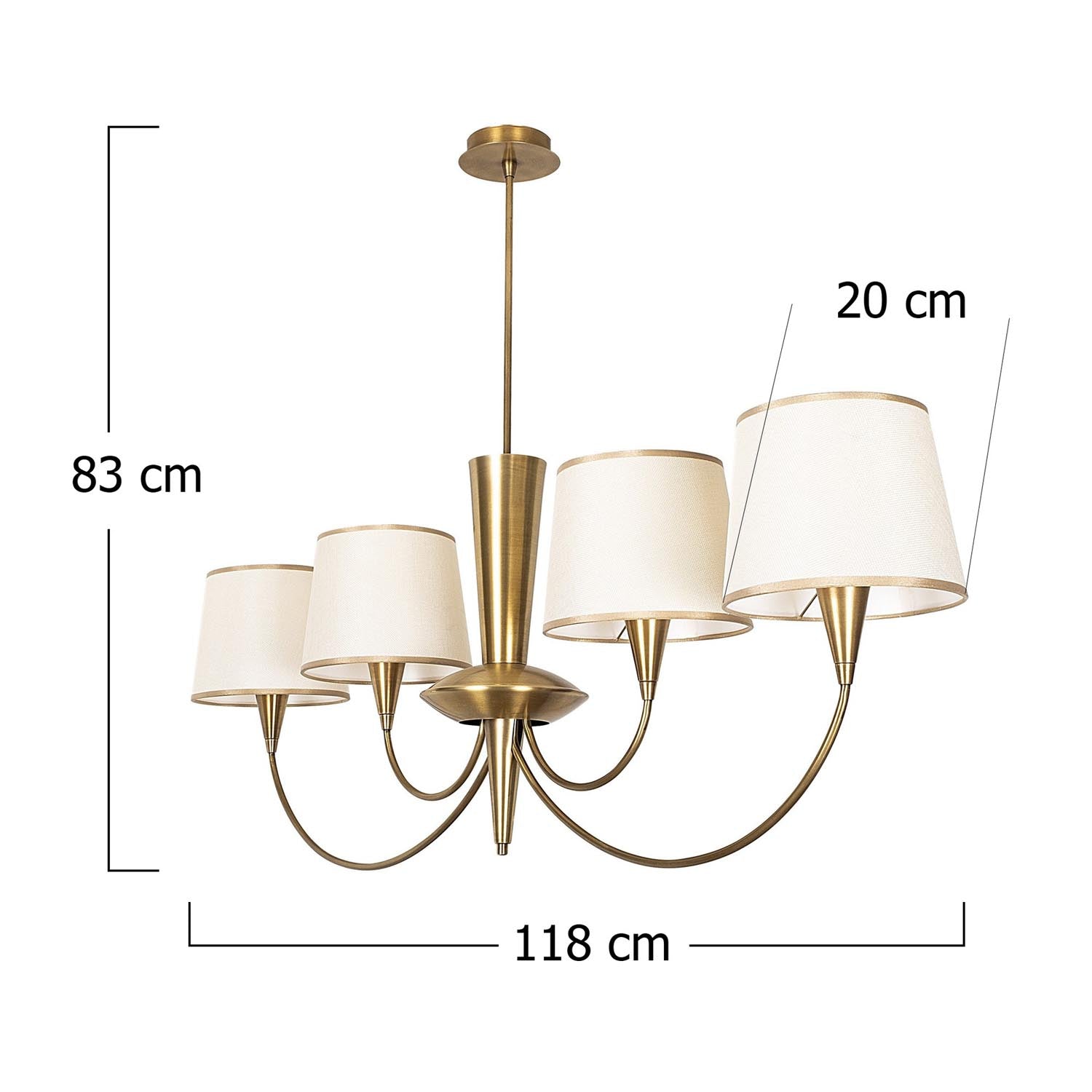 Pardo - 3021 in Antik präsentiert im Onlineshop von KAQTU Design AG. Pendelleuchte ist von Opviq
