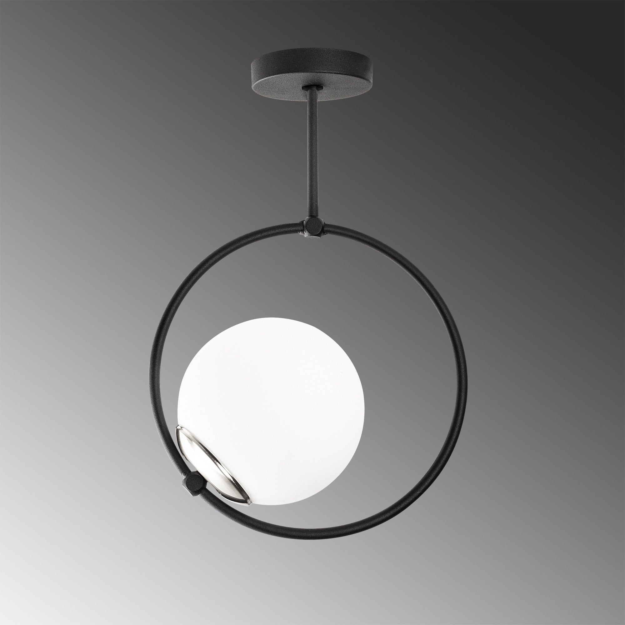 Dolunay - 3901 in Schwarz Weiss präsentiert im Onlineshop von KAQTU Design AG. Pendelleuchte ist von Opviq
