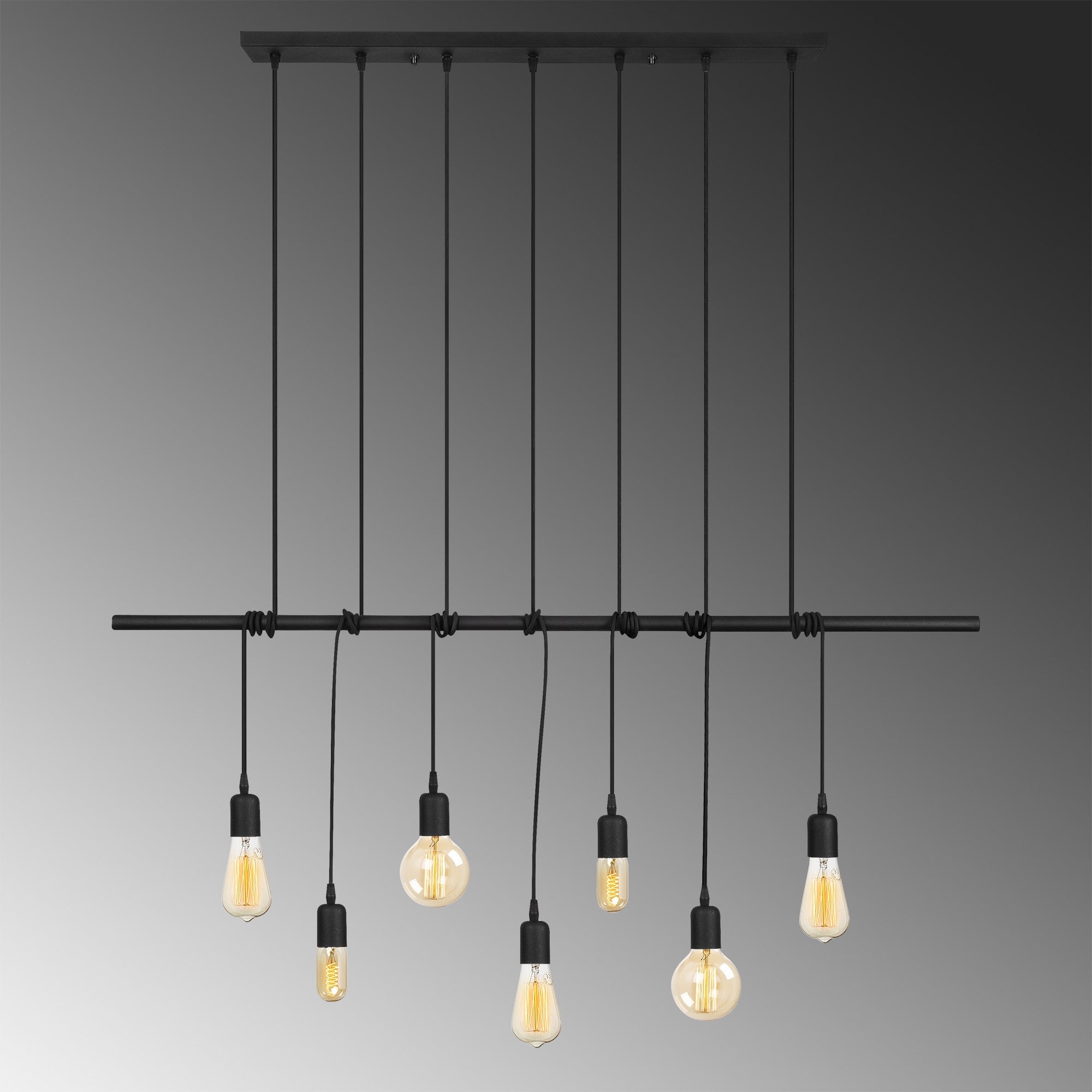 Salkım - 3101 in Schwarz präsentiert im Onlineshop von KAQTU Design AG. Pendelleuchte ist von Opviq