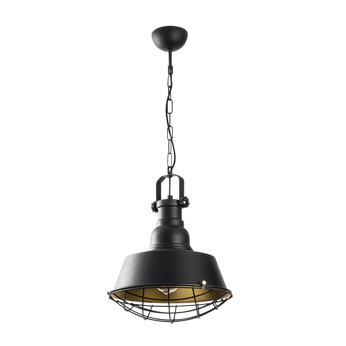Sağlam Pendellampe - Schwarz Gold in Schwarz Gold präsentiert im Onlineshop von KAQTU Design AG. Pendelleuchte ist von Opviq