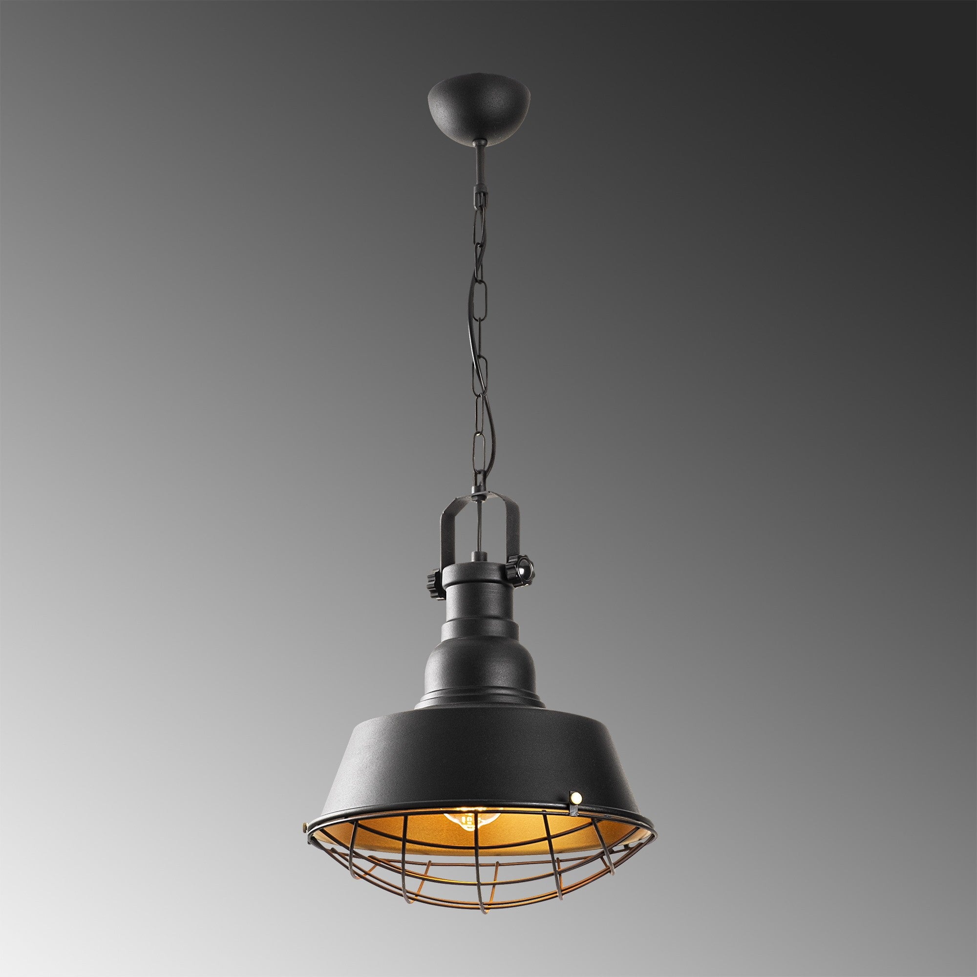 Sağlam - 3716 in Schwarz Gold präsentiert im Onlineshop von KAQTU Design AG. Pendelleuchte ist von Opviq