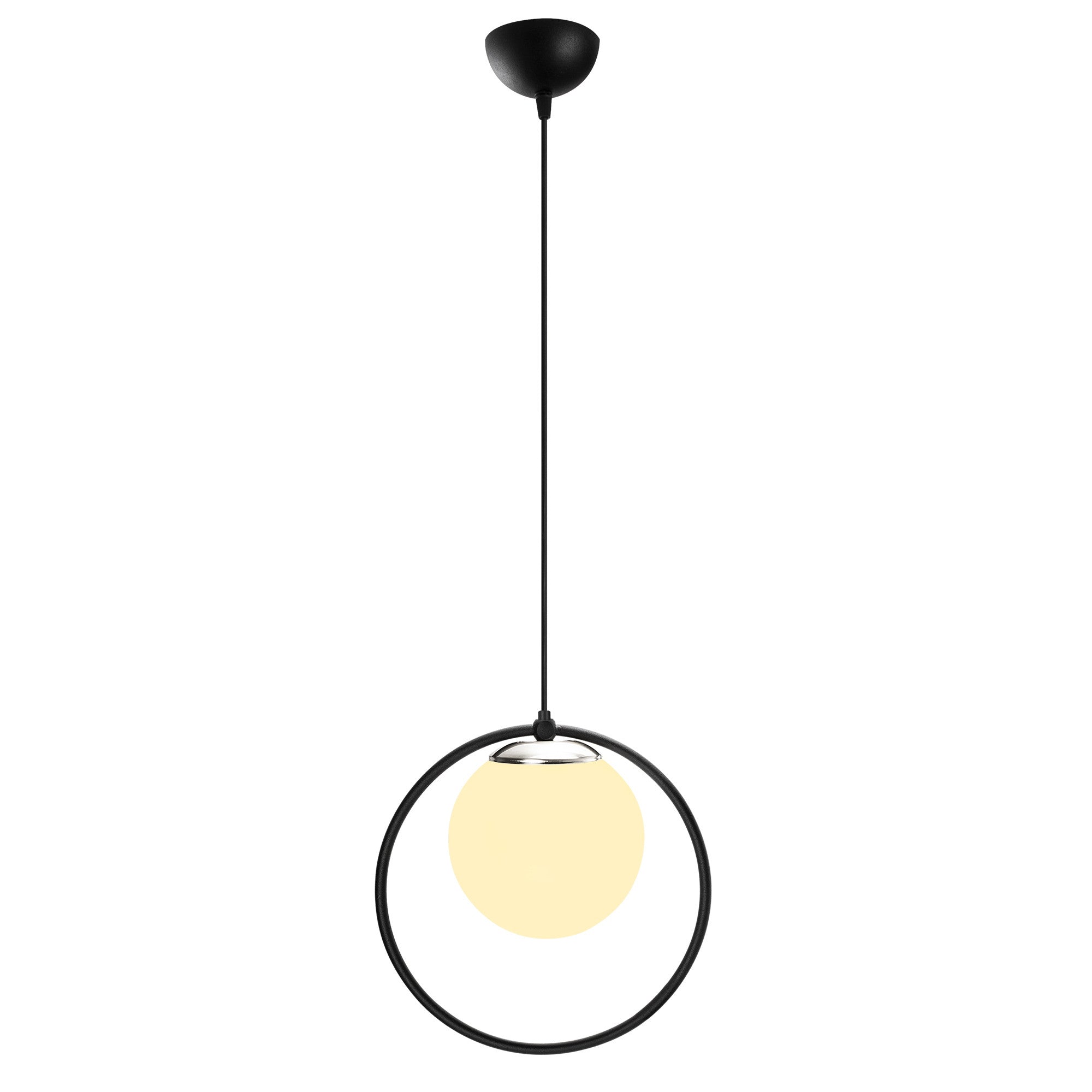 Dolunay - 4491 in Schwarz Weiss präsentiert im Onlineshop von KAQTU Design AG. Pendelleuchte ist von Opviq