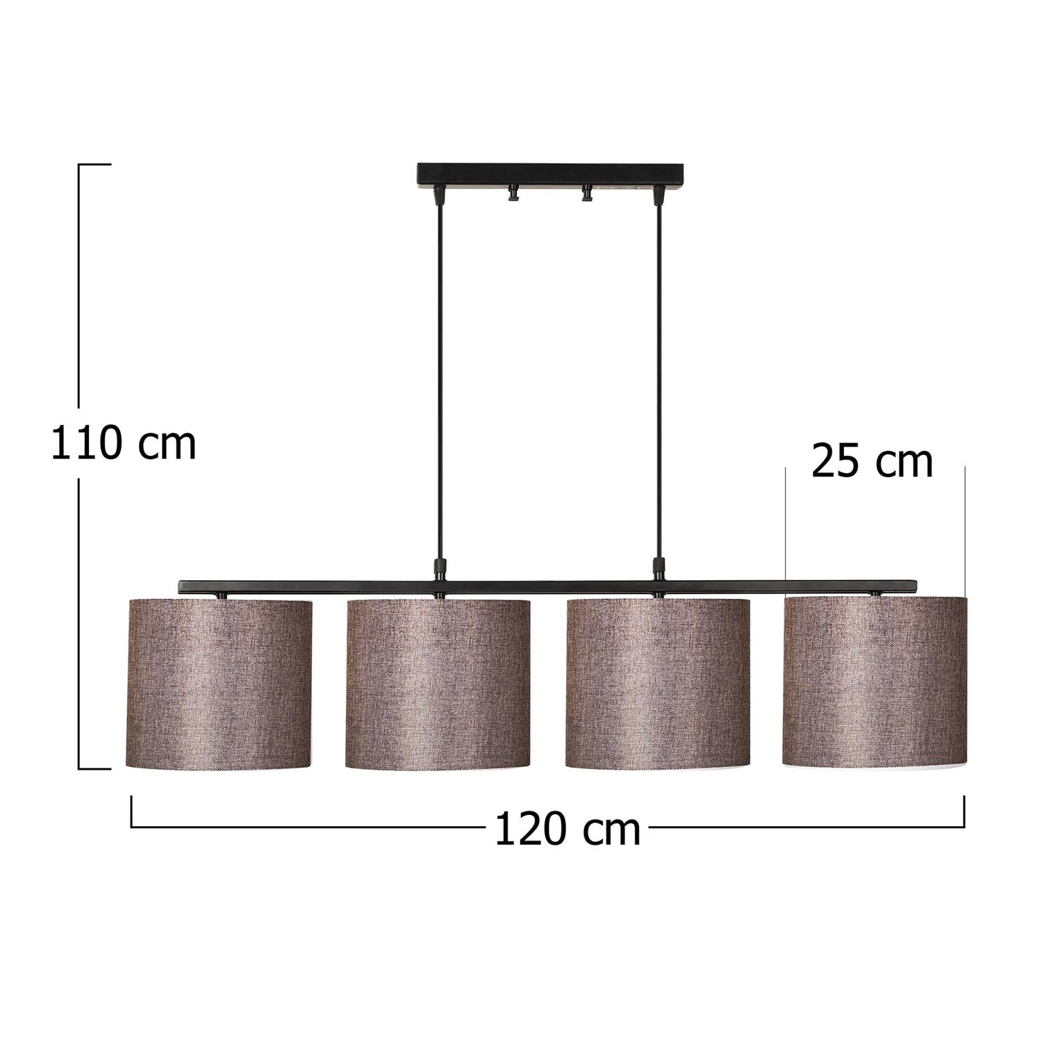 Valiz - 4701 in Schwarz
 Braun präsentiert im Onlineshop von KAQTU Design AG. Pendelleuchte ist von Opviq