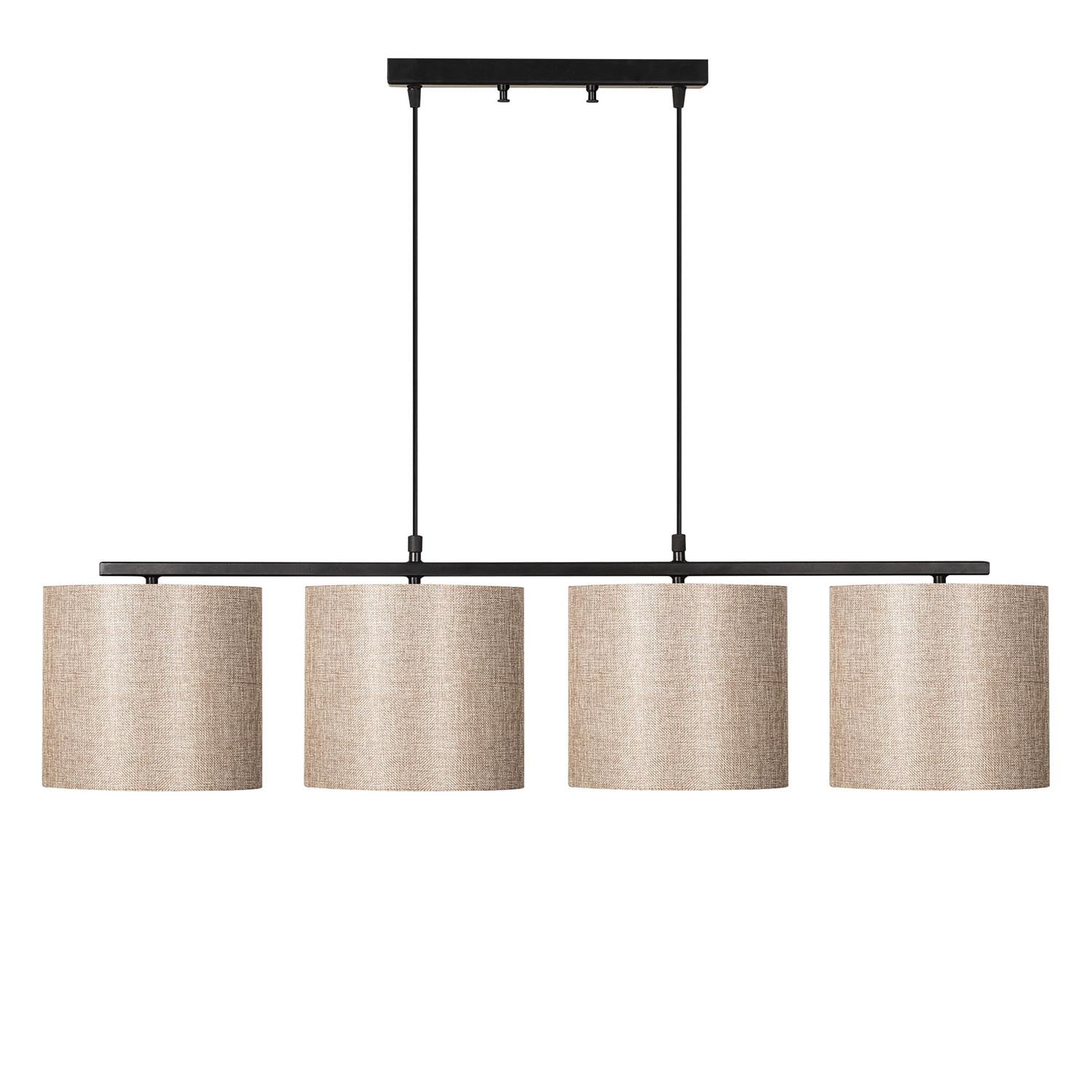 Valiz - 4706 in Schwarz
 Creme präsentiert im Onlineshop von KAQTU Design AG. Pendelleuchte ist von Opviq