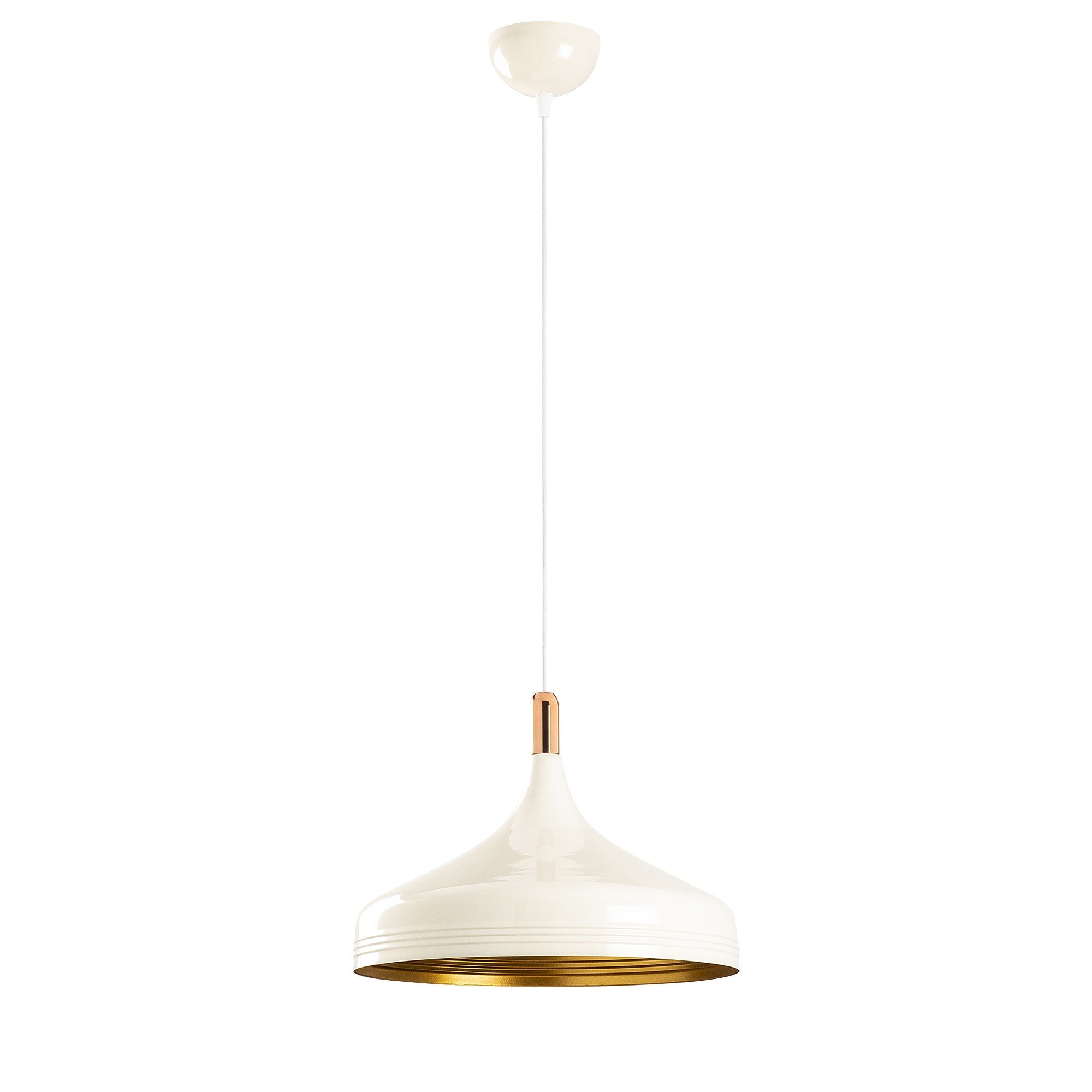 Sağlam - 3723 in Weiss Gold Kupfer präsentiert im Onlineshop von KAQTU Design AG. Pendelleuchte ist von Opviq