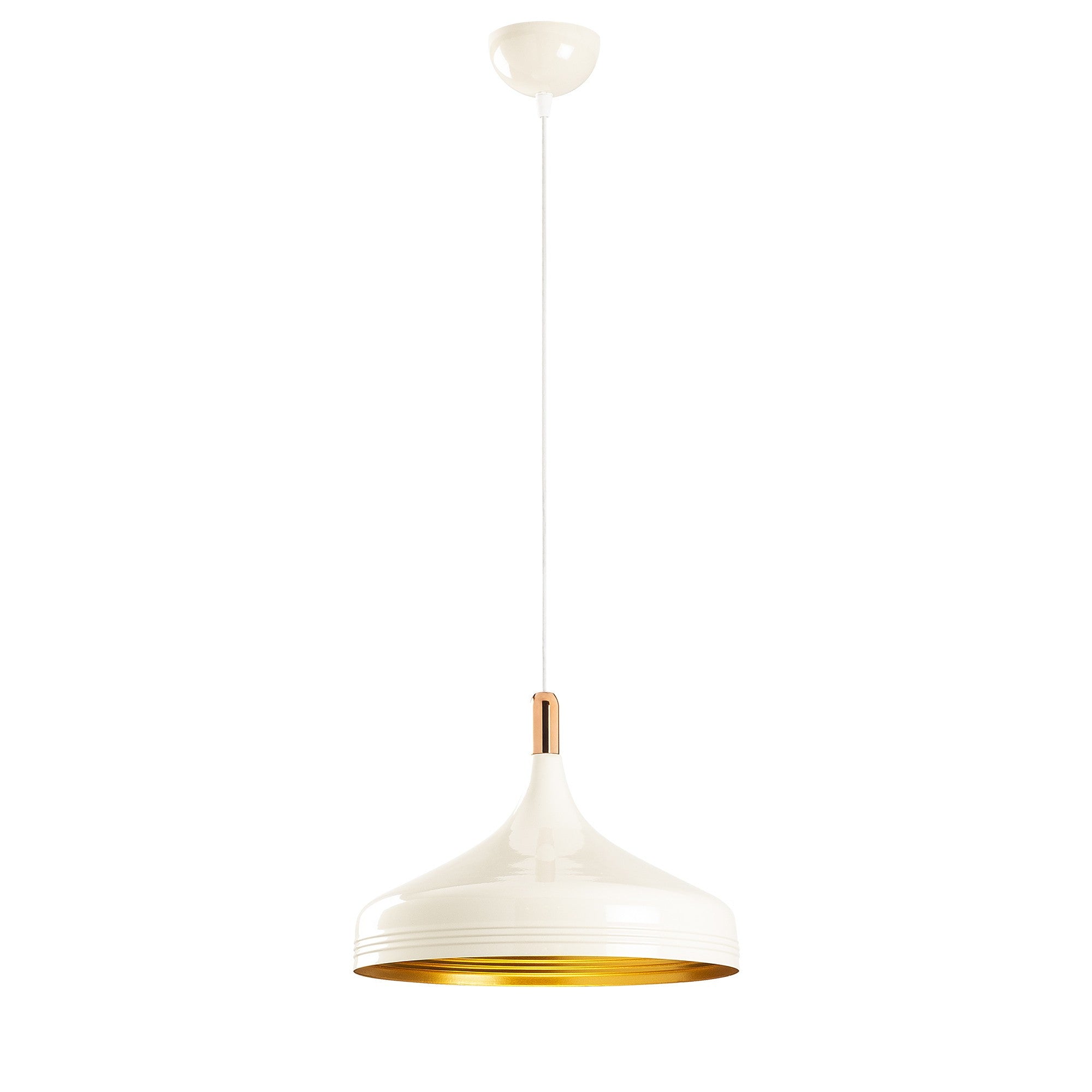 Sağlam - 3723 in Weiss Gold Kupfer präsentiert im Onlineshop von KAQTU Design AG. Pendelleuchte ist von Opviq