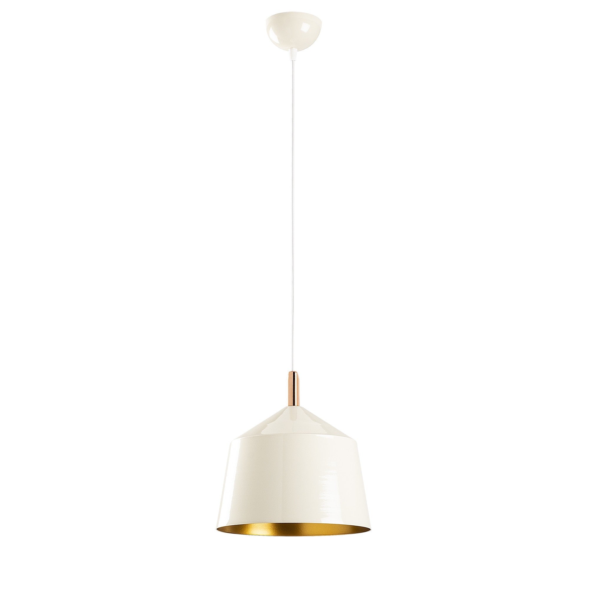 Sağlam - 3725 in Weiss Gold Kupfer präsentiert im Onlineshop von KAQTU Design AG. Pendelleuchte ist von Opviq