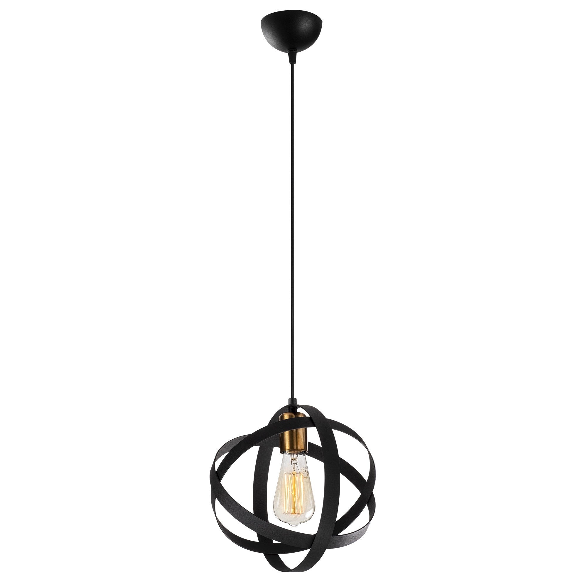 Gezegen - 6101 in Schwarz Antiquität präsentiert im Onlineshop von KAQTU Design AG. Pendelleuchte ist von Opviq