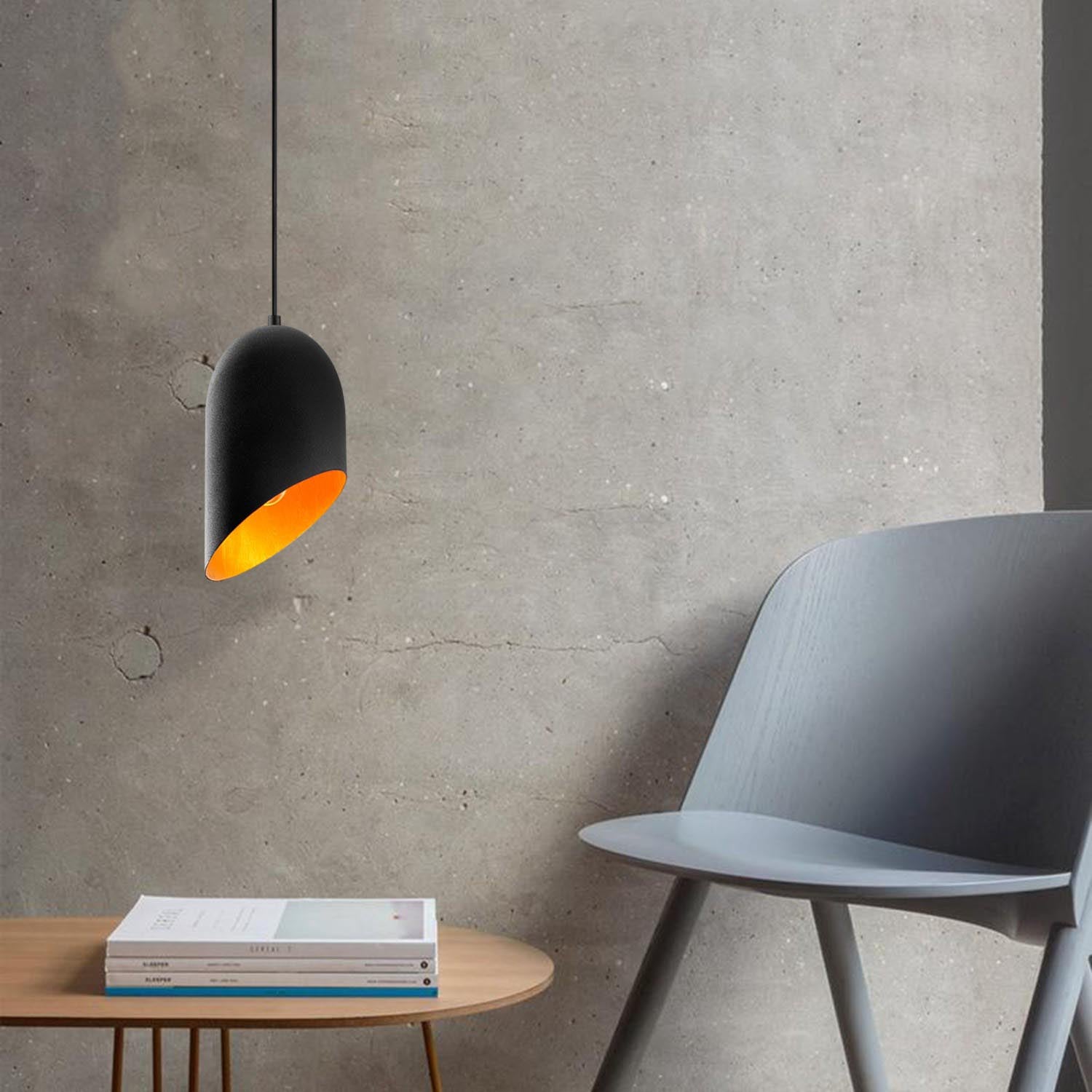 Kesik - 6161 in Schwarz Gold präsentiert im Onlineshop von KAQTU Design AG. Pendelleuchte ist von Opviq