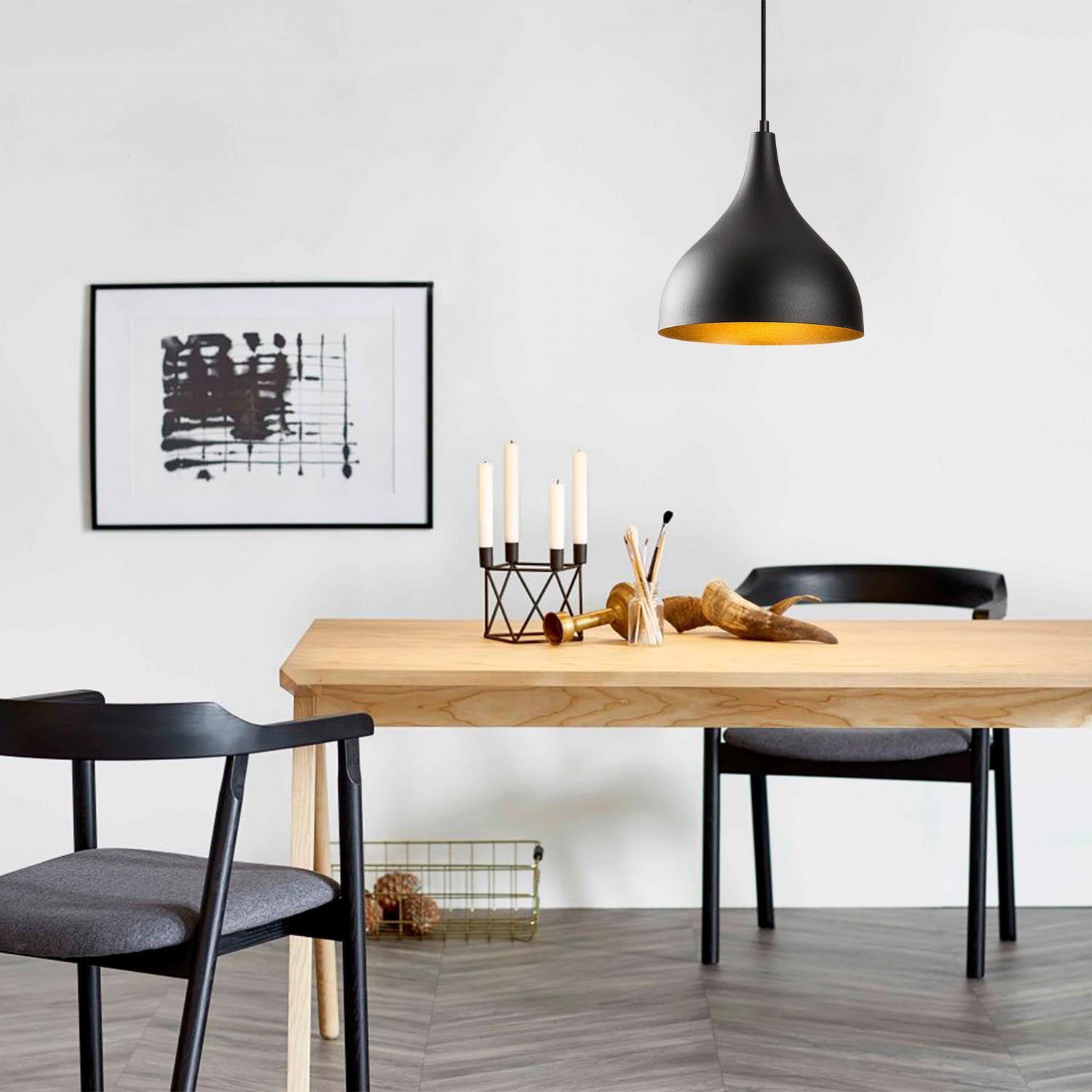Sağlam - 3760 in Schwarz Gold präsentiert im Onlineshop von KAQTU Design AG. Pendelleuchte ist von Opviq