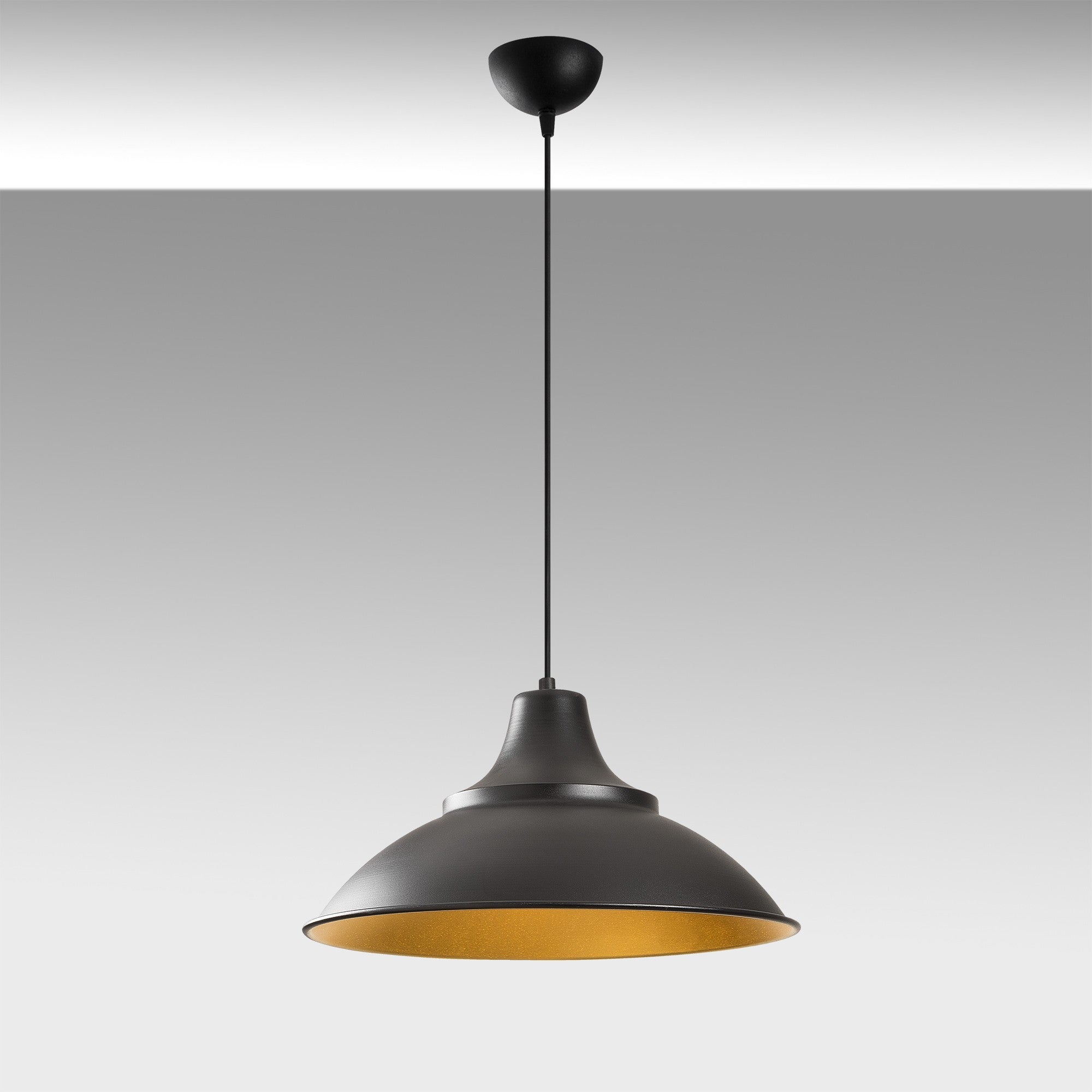 Sağlam - 3732 in Schwarz Gold präsentiert im Onlineshop von KAQTU Design AG. Pendelleuchte ist von Opviq
