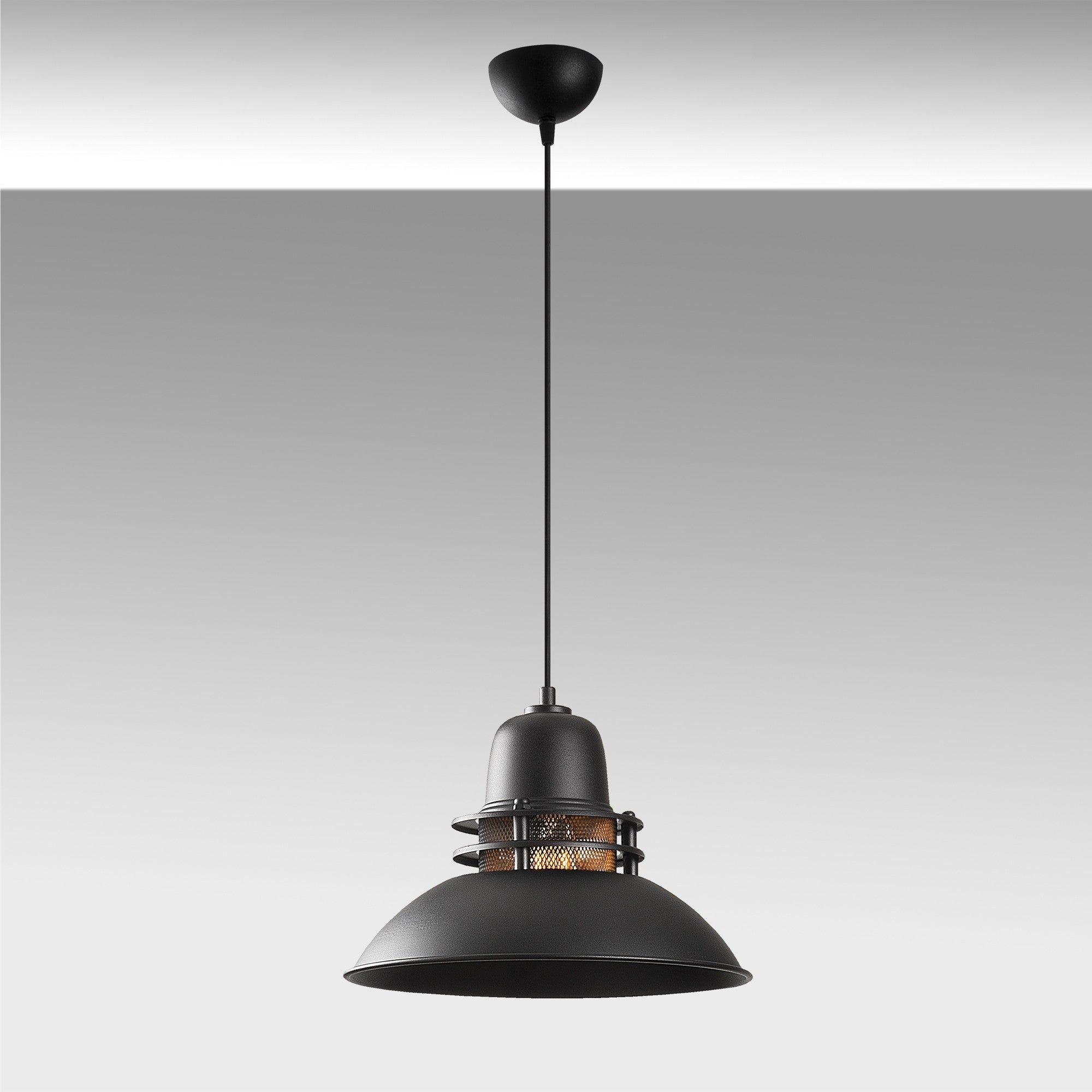 Sağlam - 3735 in Schwarz Gold präsentiert im Onlineshop von KAQTU Design AG. Pendelleuchte ist von Opviq