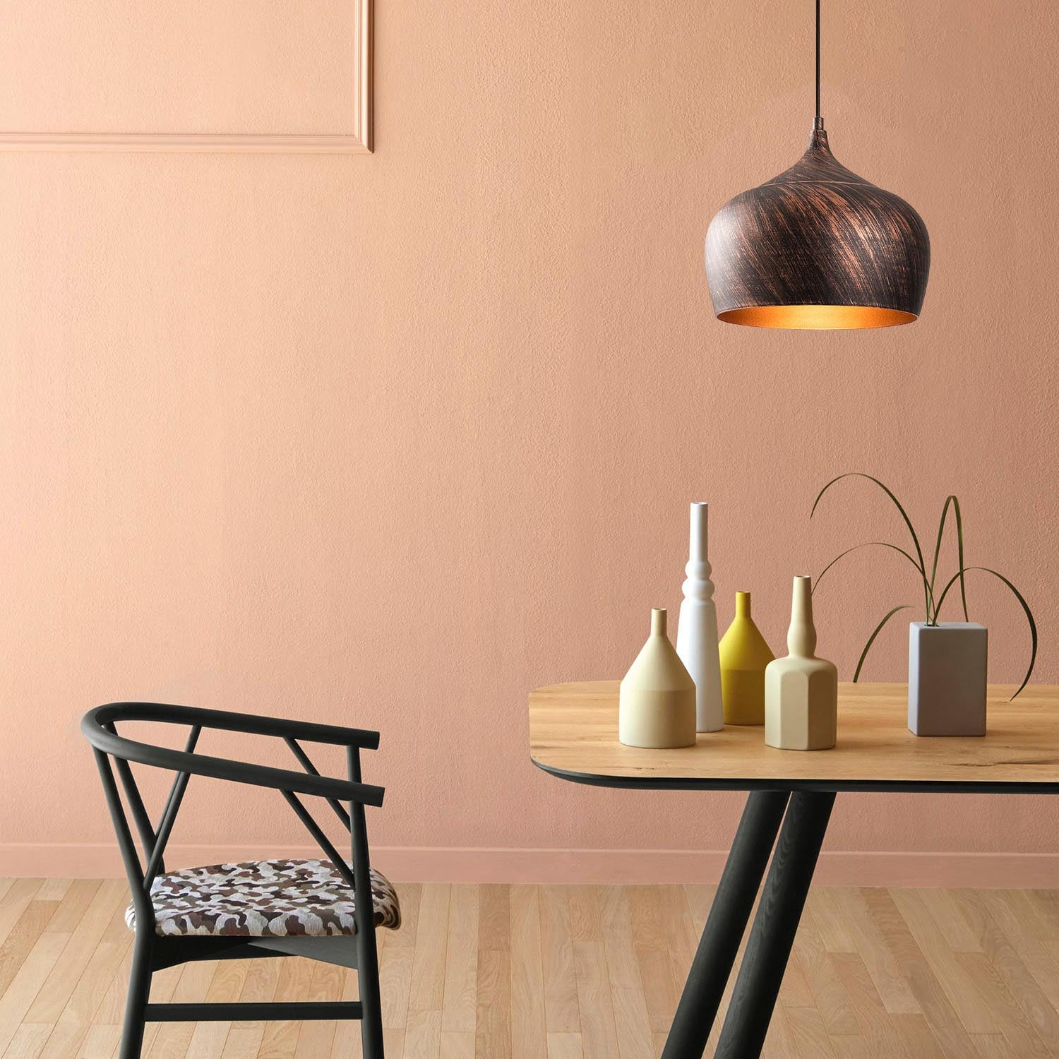 Sağlam - 3761 in Kupfer Gold präsentiert im Onlineshop von KAQTU Design AG. Pendelleuchte ist von Opviq