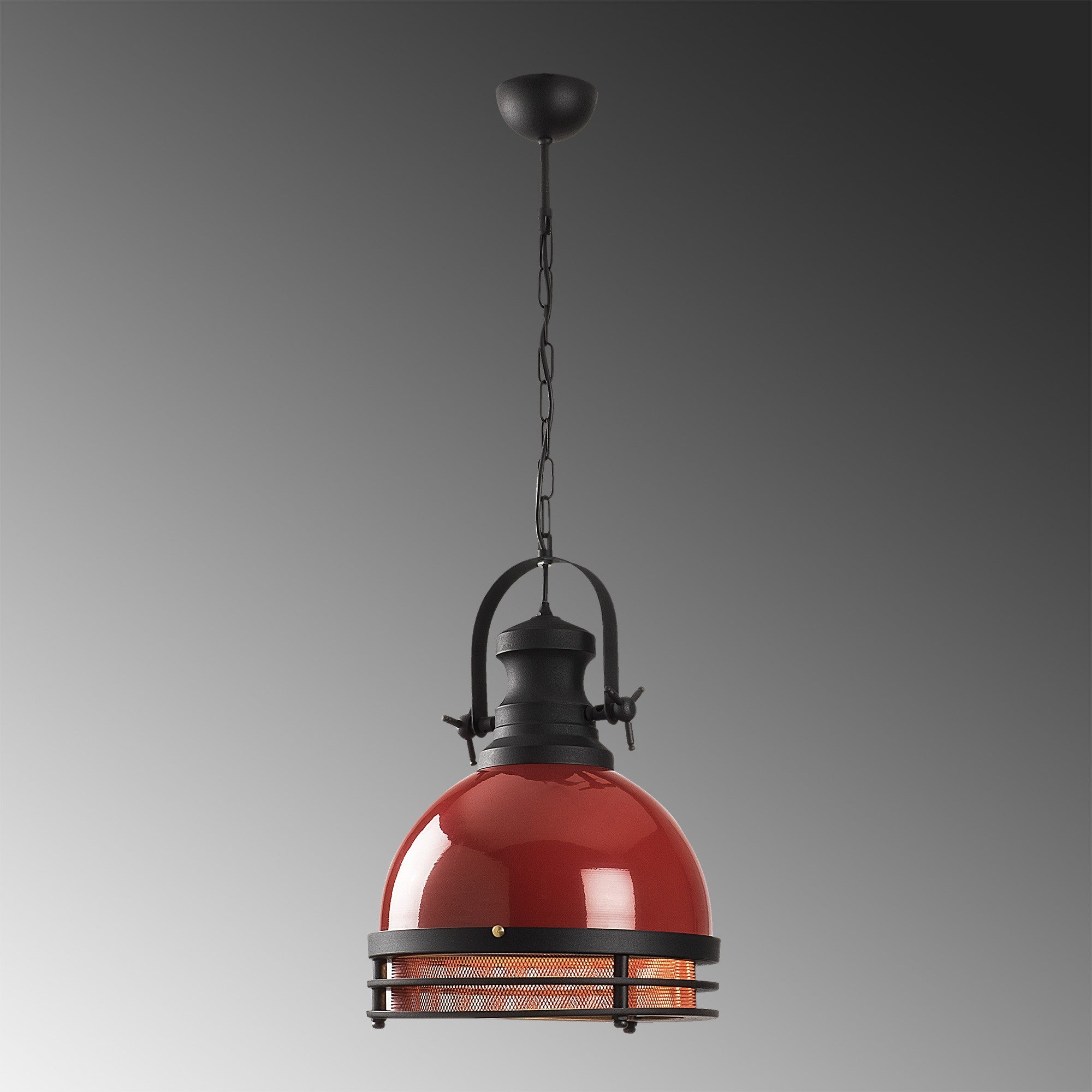 Sağlam - 3762 in Rot Schwarz präsentiert im Onlineshop von KAQTU Design AG. Pendelleuchte ist von Opviq