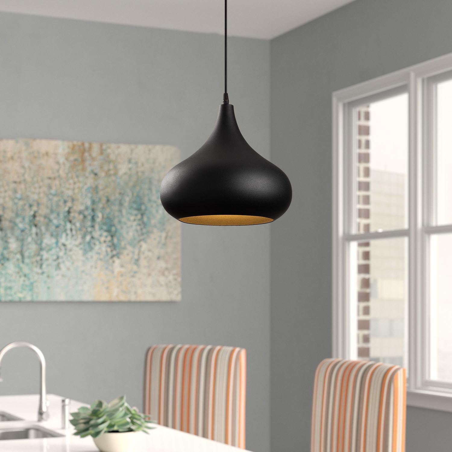 Sağlam - 3774 in Schwarz Gold präsentiert im Onlineshop von KAQTU Design AG. Pendelleuchte ist von Opviq