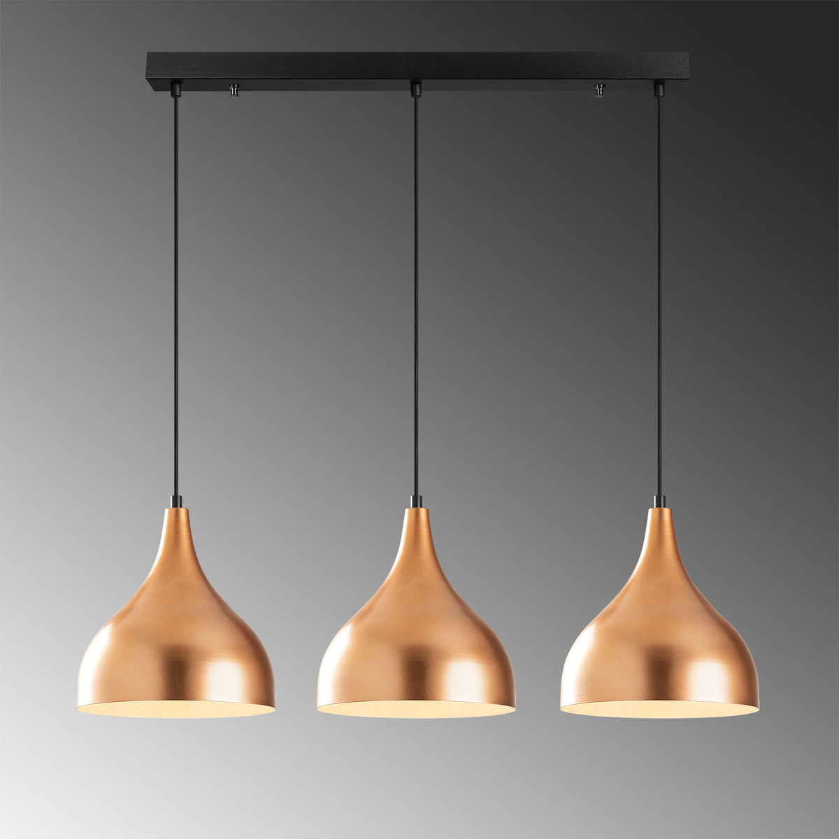 Sağlam Pendellampe - Kupfer
 Schwarz in Kupfer / Schwarz präsentiert im Onlineshop von KAQTU Design AG. Pendelleuchte ist von Opviq