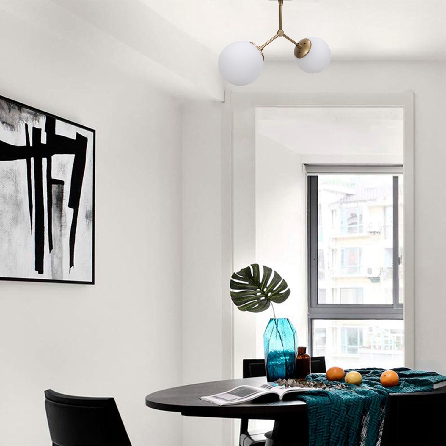 Damar - 6332 in Gelb Weiss präsentiert im Onlineshop von KAQTU Design AG. Deckenleuchte ist von Opviq