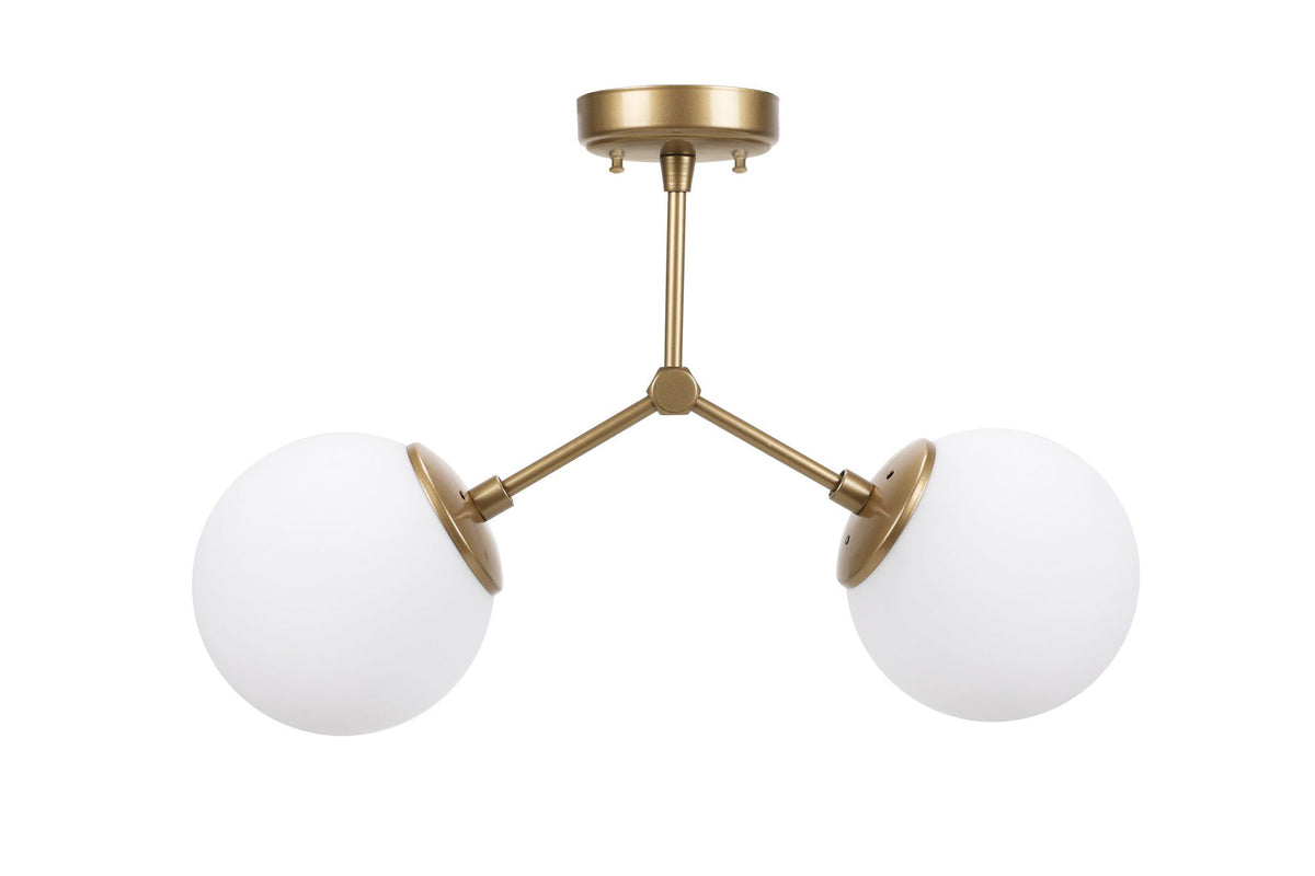 Damar Deckenleuchte - Gelb Weiss in Gelb Weiss präsentiert im Onlineshop von KAQTU Design AG. Deckenleuchte ist von Opviq