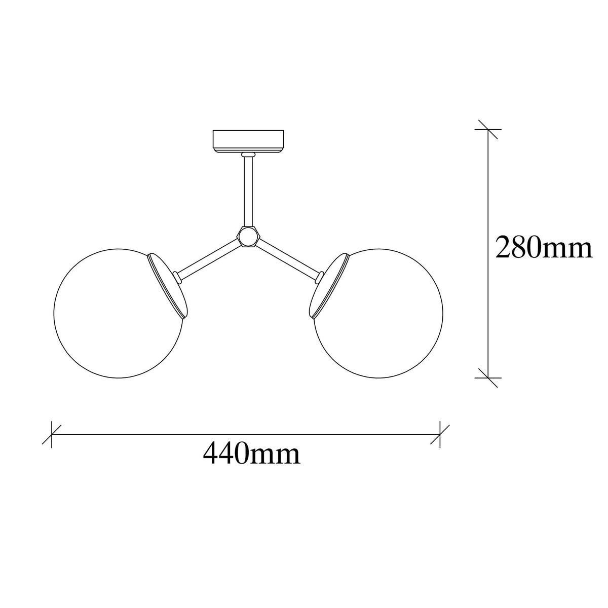 Damar Deckenleuchte - Gelb Weiss in Gelb Weiss präsentiert im Onlineshop von KAQTU Design AG. Deckenleuchte ist von Opviq