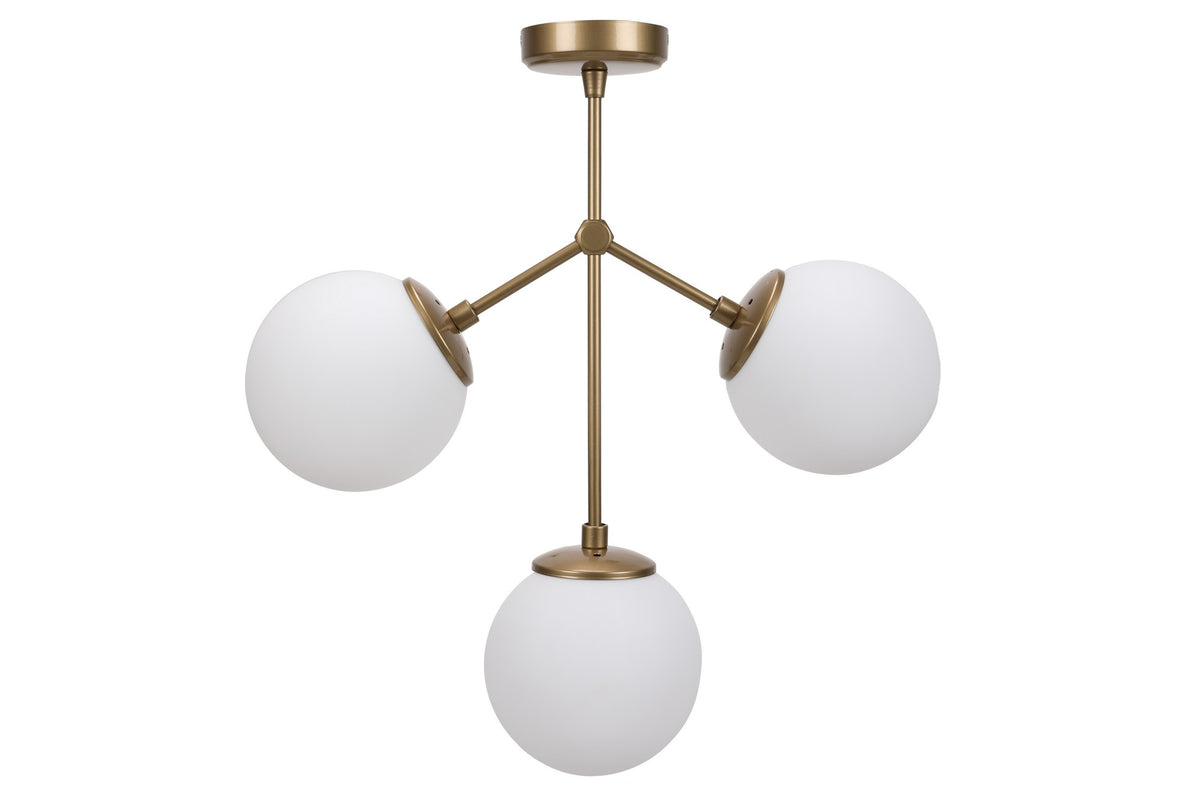 Damar Pendellampe - Gelb Weiss in Gelb Weiss präsentiert im Onlineshop von KAQTU Design AG. Pendelleuchte ist von Opviq