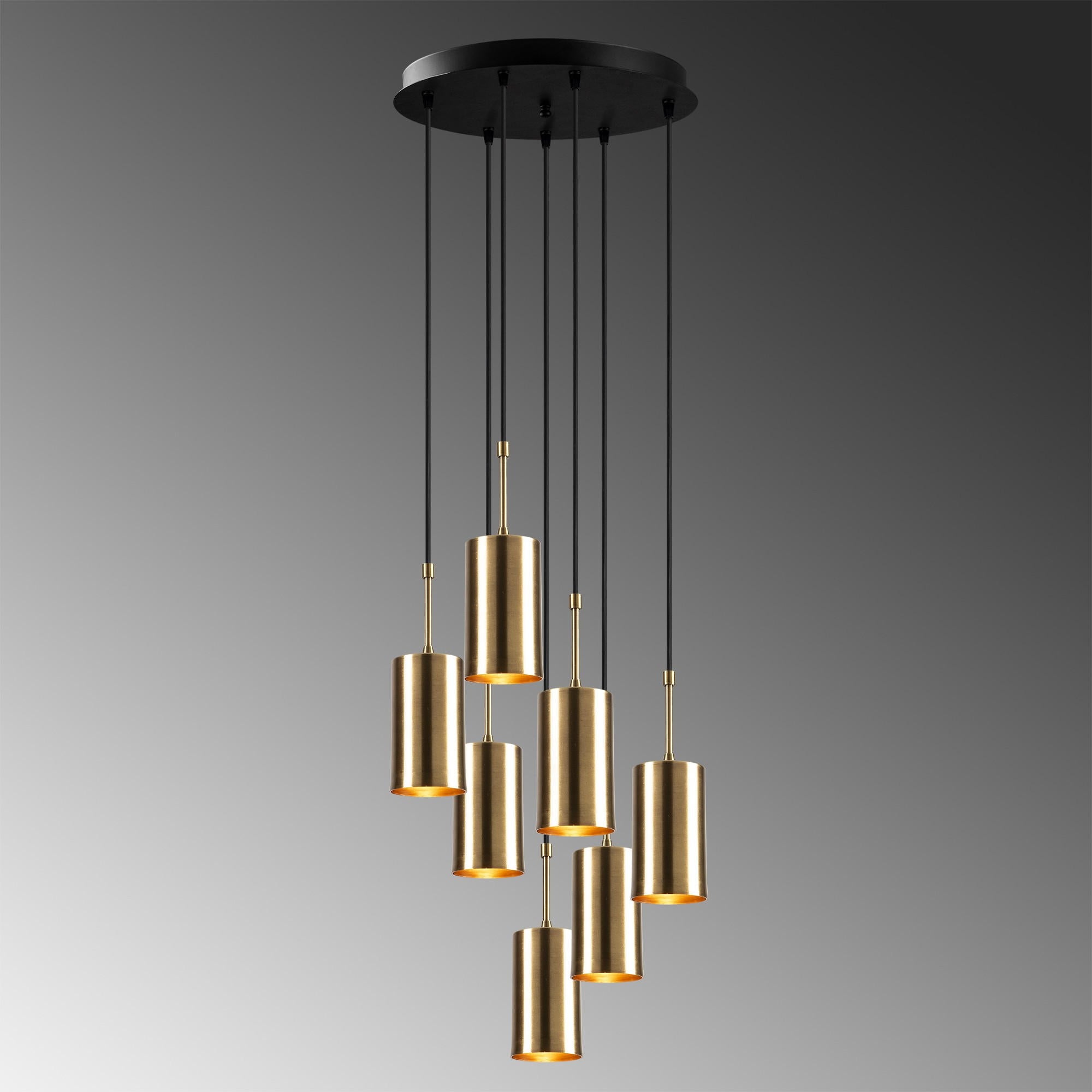 Kem - 6391 in Gold
 Schwarz präsentiert im Onlineshop von KAQTU Design AG. Pendelleuchte ist von Opviq
