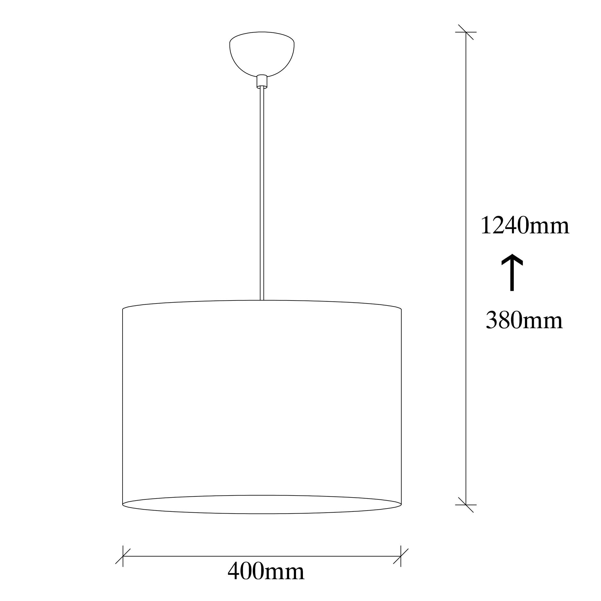 Abajur - 6417 in Mehrfarbig präsentiert im Onlineshop von KAQTU Design AG. Pendelleuchte ist von Opviq