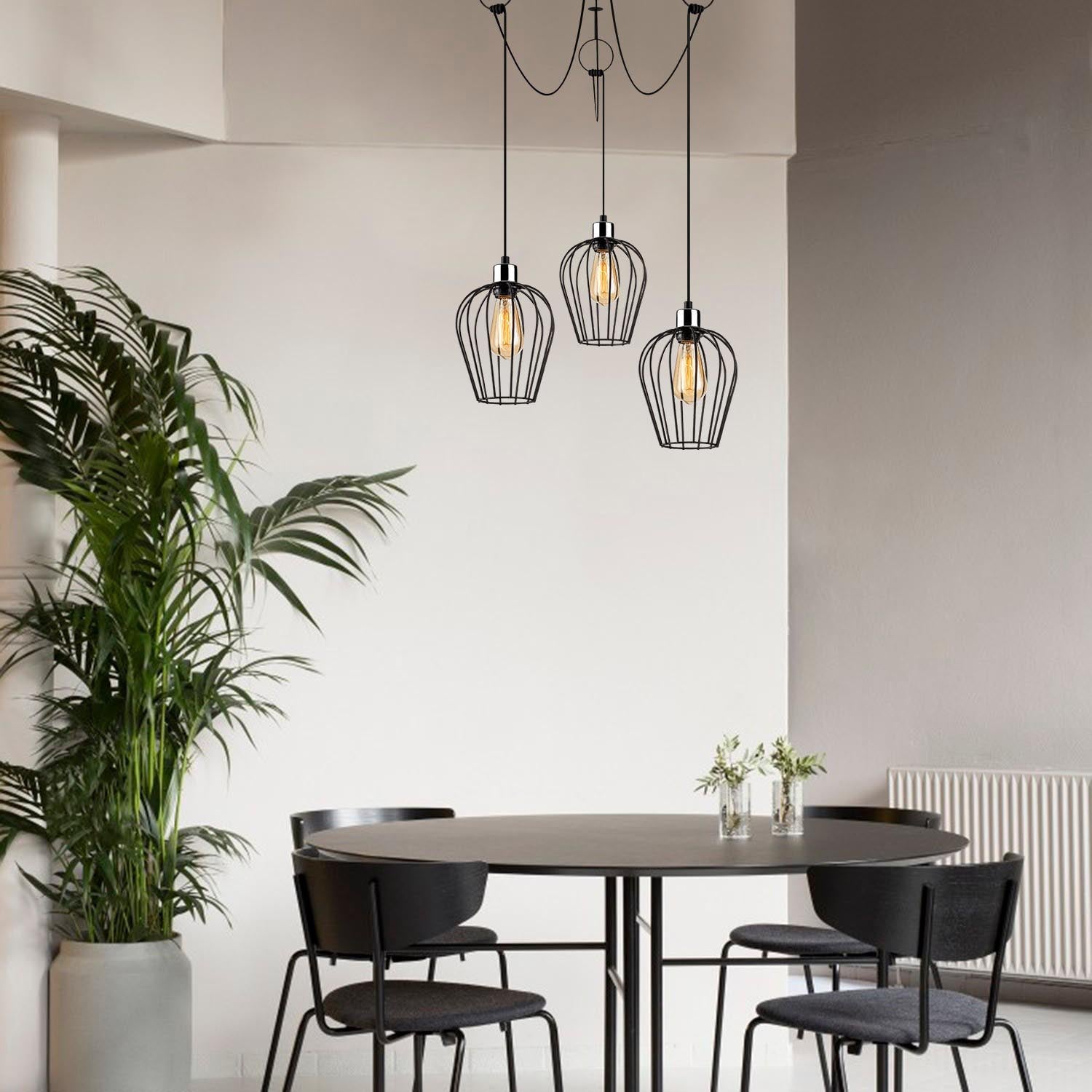 Tel - 6686 in Schwarz präsentiert im Onlineshop von KAQTU Design AG. Pendelleuchte ist von Opviq
