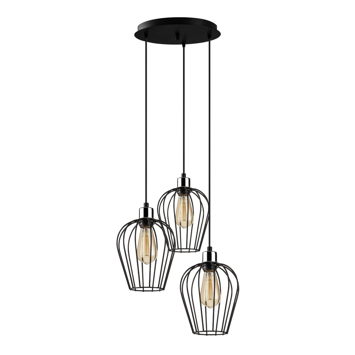 Tel Pendellampe - Schwarz in Schwarz präsentiert im Onlineshop von KAQTU Design AG. Pendelleuchte ist von Opviq