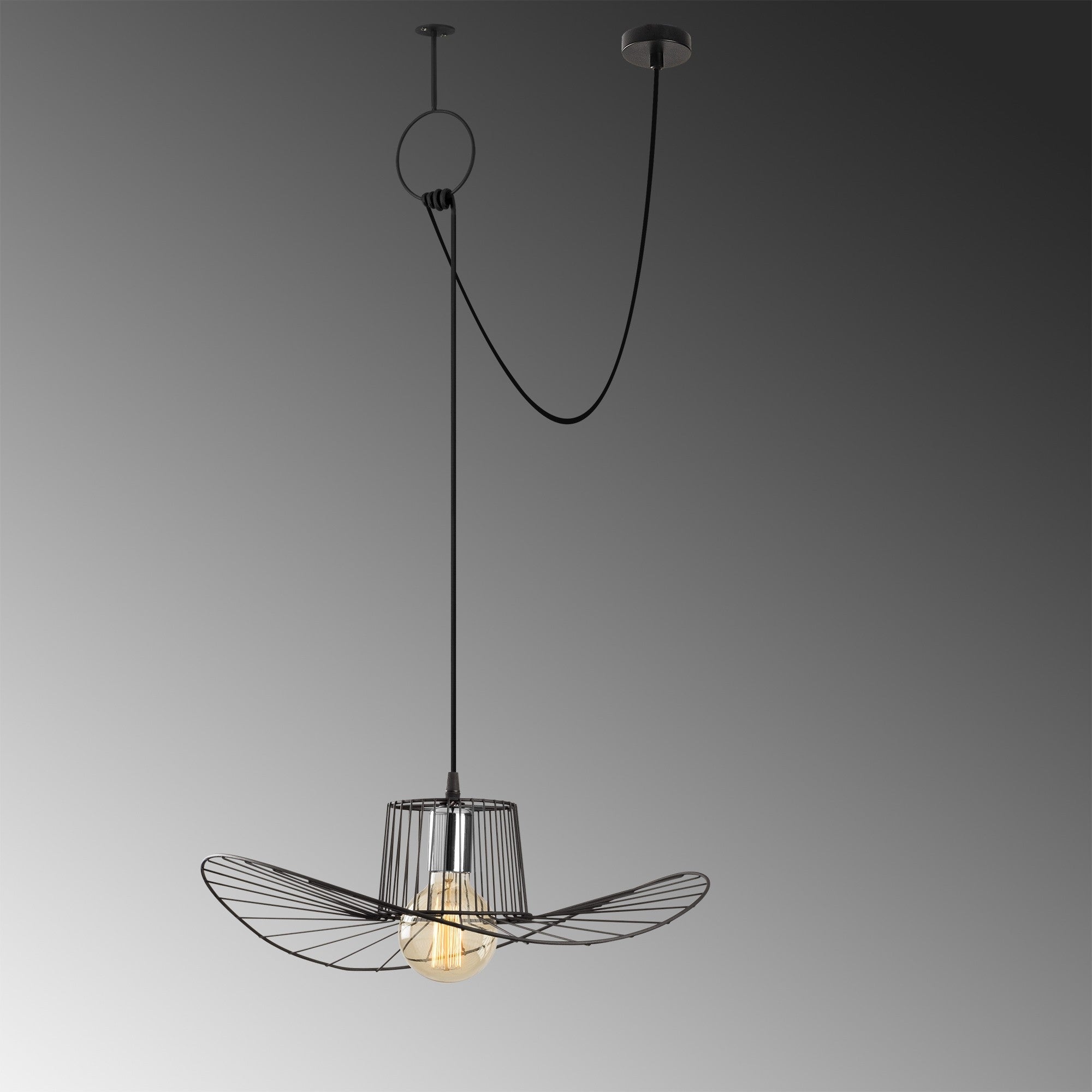 Tel - 6726 in Schwarz präsentiert im Onlineshop von KAQTU Design AG. Pendelleuchte ist von Opviq