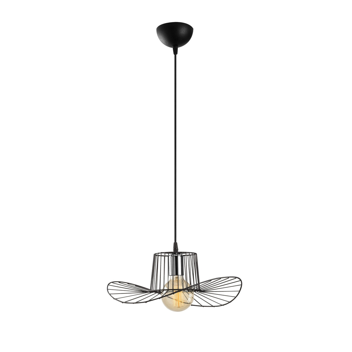 Tel Pendellampe - Schwarz in Schwarz präsentiert im Onlineshop von KAQTU Design AG. Pendelleuchte ist von Opviq