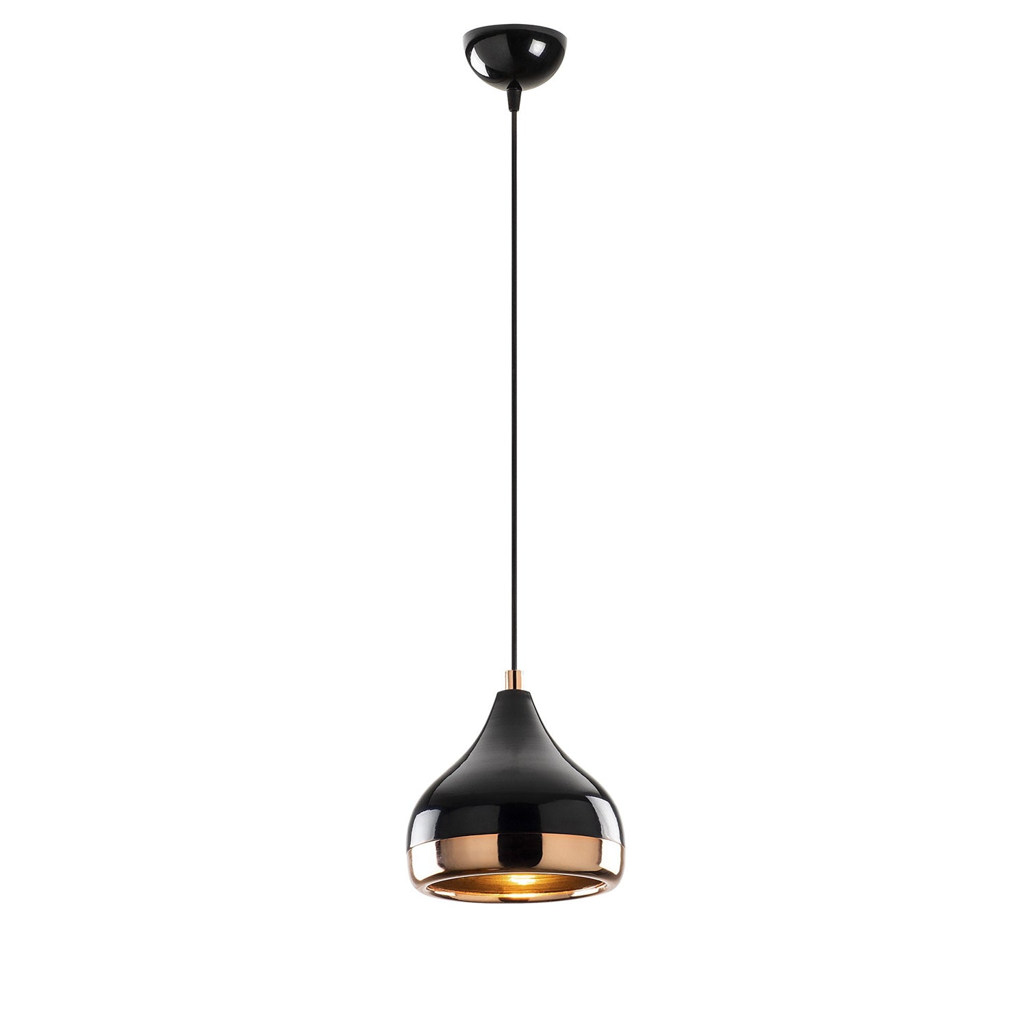 Yıldo - 6866 in Schwarz
 Kupfer präsentiert im Onlineshop von KAQTU Design AG. Pendelleuchte ist von Opviq