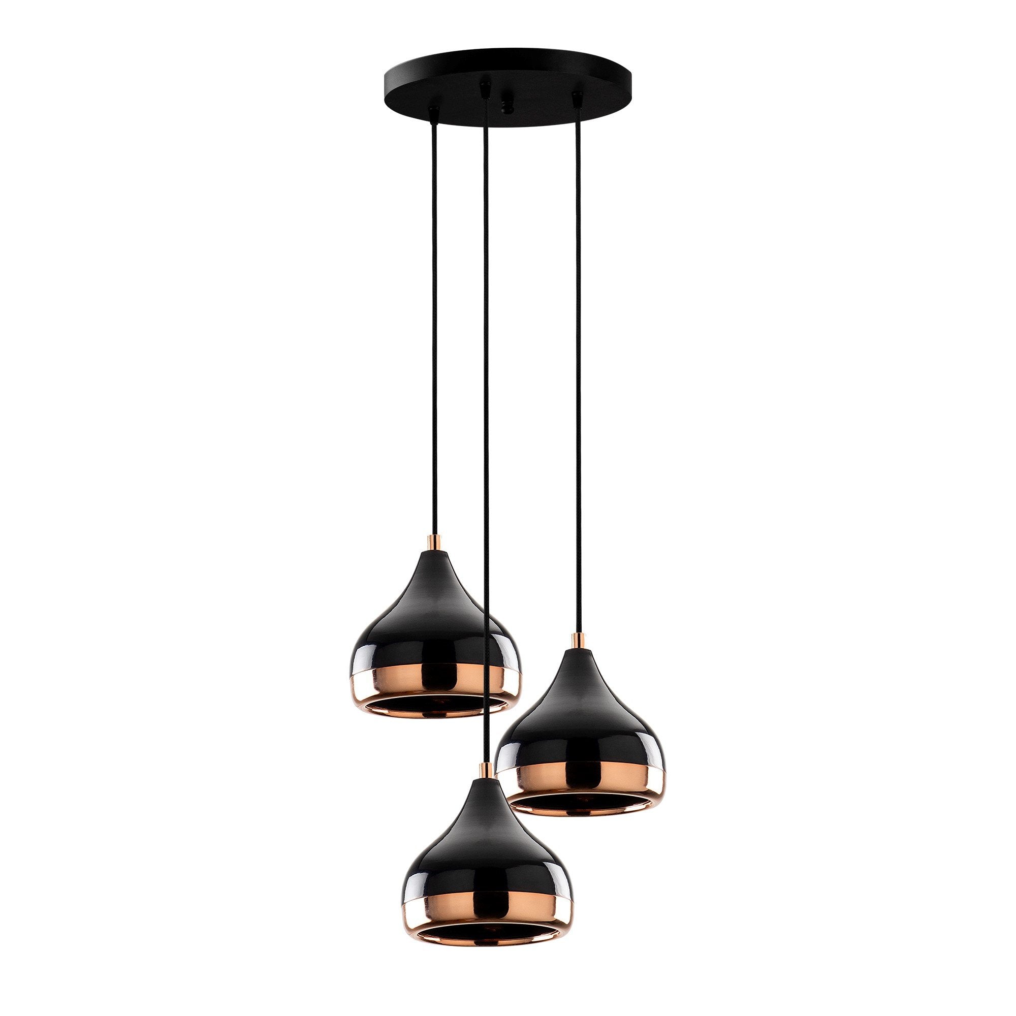 Yıldo - 6871 in Schwarz
 Kupfer präsentiert im Onlineshop von KAQTU Design AG. Pendelleuchte ist von Opviq