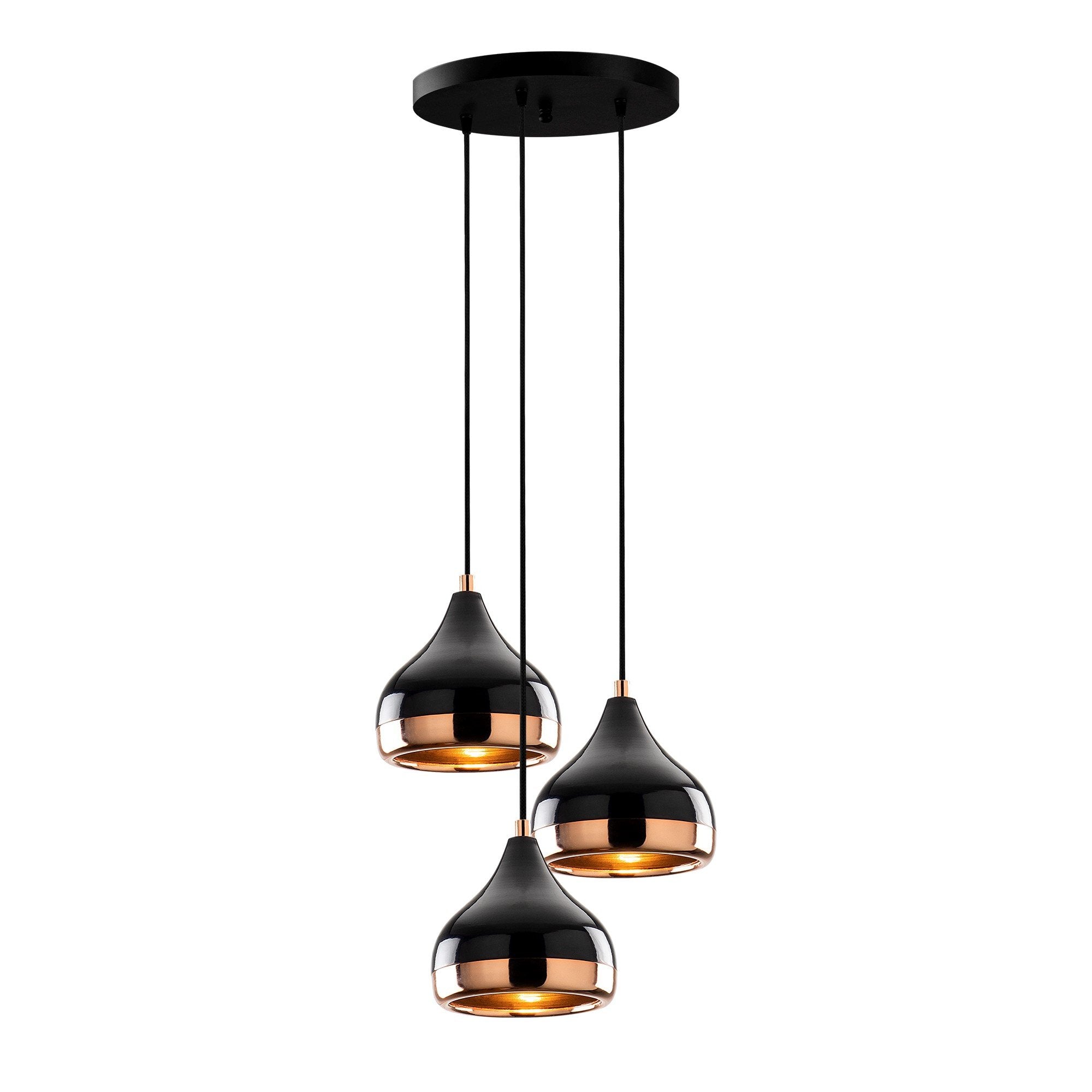 Yıldo - 6871 in Schwarz
 Kupfer präsentiert im Onlineshop von KAQTU Design AG. Pendelleuchte ist von Opviq
