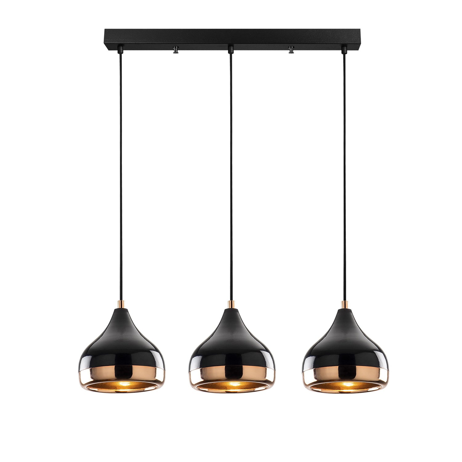 Yıldo - 6877 in Schwarz
 Kupfer präsentiert im Onlineshop von KAQTU Design AG. Pendelleuchte ist von Opviq