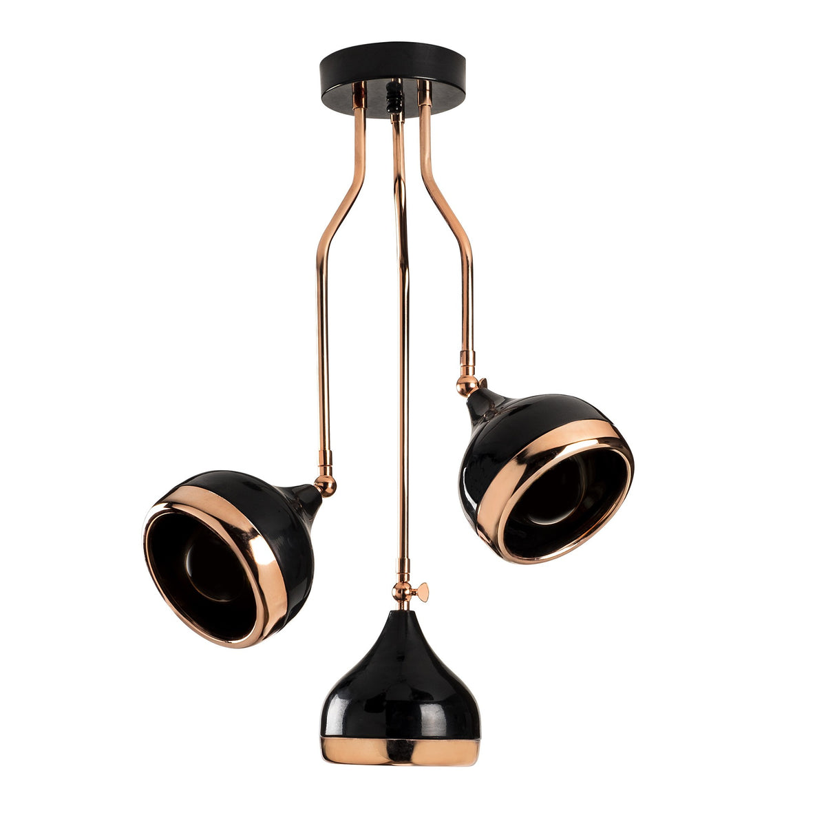 Yıldo Pendellampe - Schwarz
 Kupfer in Schwarz
 Kupfer präsentiert im Onlineshop von KAQTU Design AG. Pendelleuchte ist von Opviq