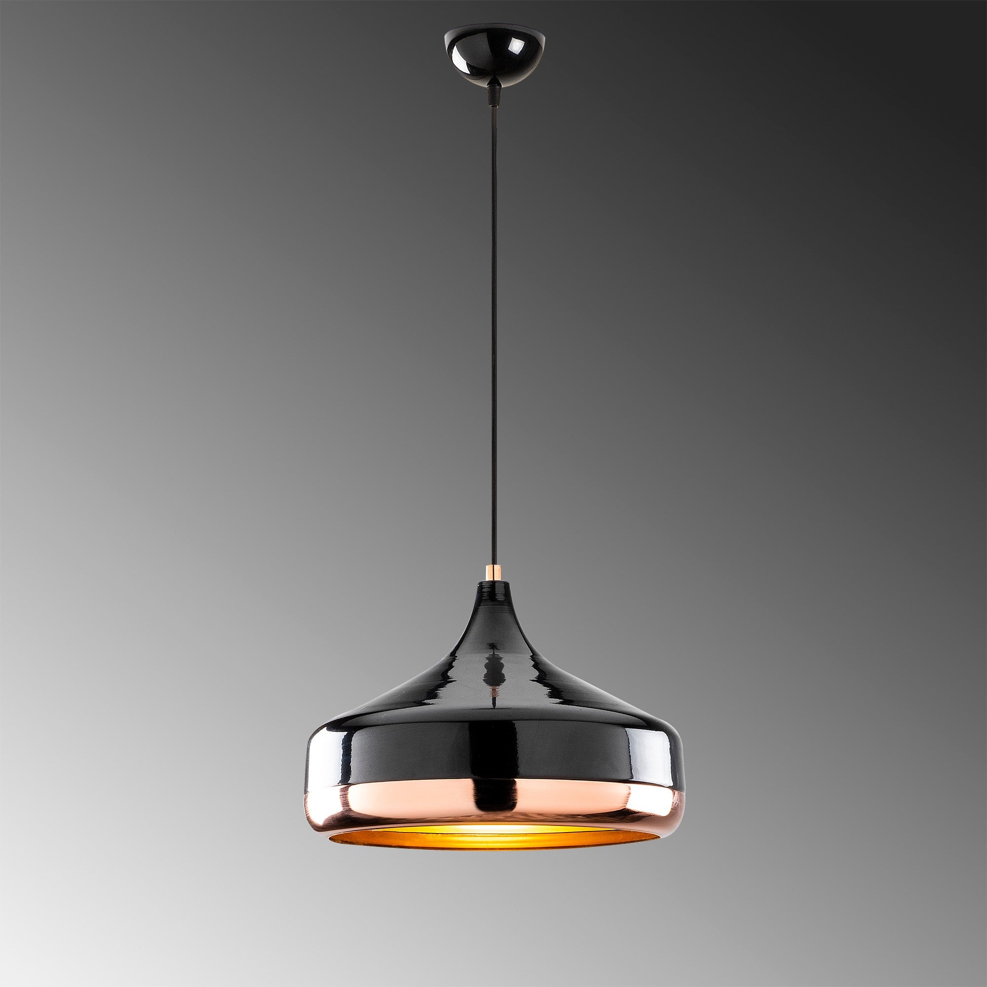 Yıldo - 253-S in Schwarz
 Kupfer präsentiert im Onlineshop von KAQTU Design AG. Pendelleuchte ist von Opviq
