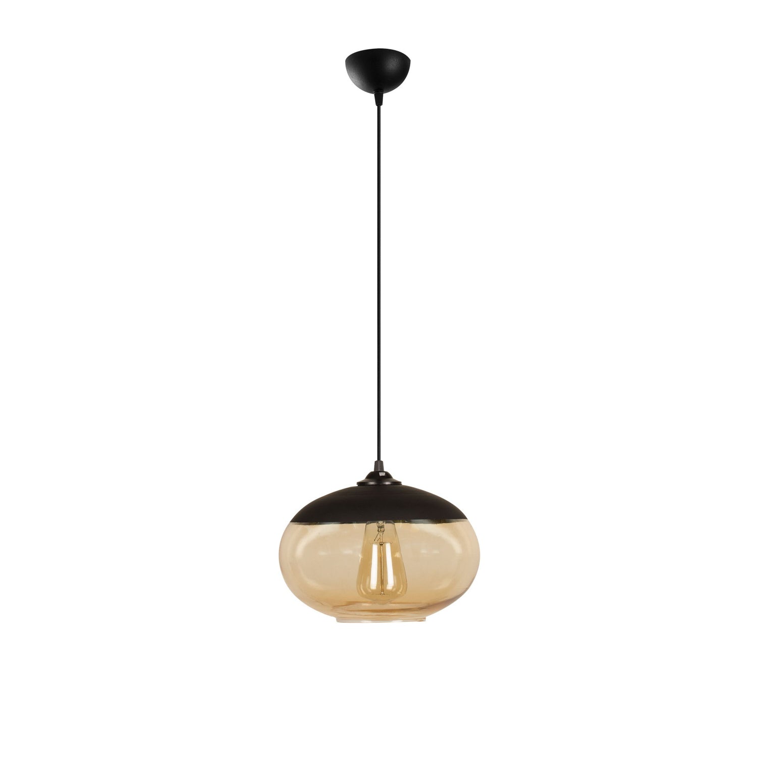Camini - MR - 867 in Schwarzer Honig präsentiert im Onlineshop von KAQTU Design AG. Pendelleuchte ist von Opviq