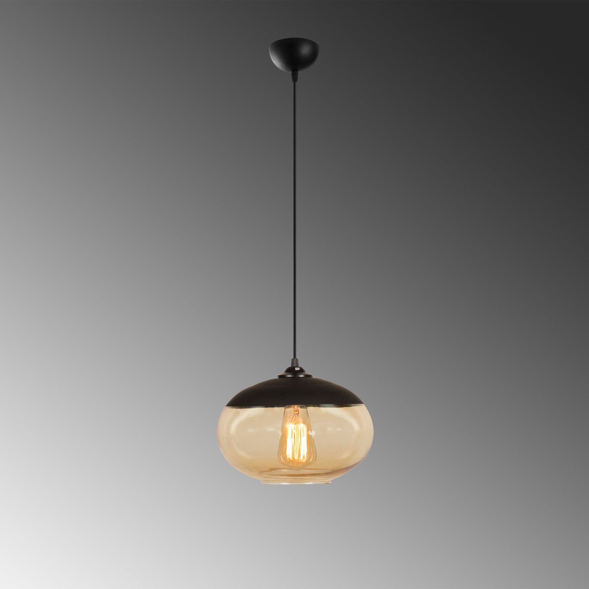 Camini - MR - 867 in Schwarzer Honig präsentiert im Onlineshop von KAQTU Design AG. Pendelleuchte ist von Opviq