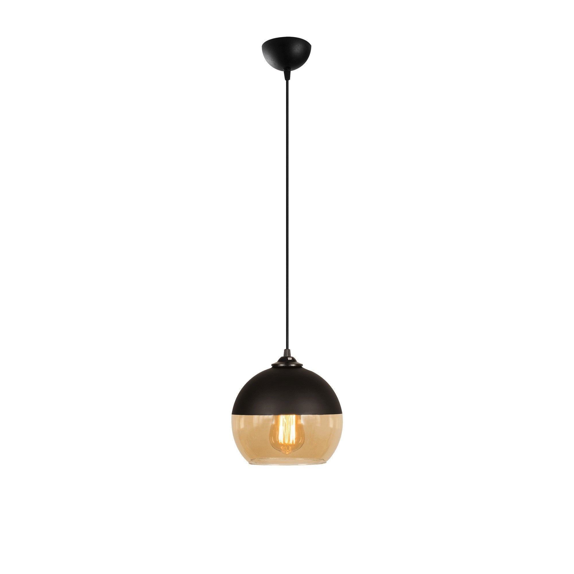 Camini - MR - 869 in Schwarzer Honig präsentiert im Onlineshop von KAQTU Design AG. Pendelleuchte ist von Opviq