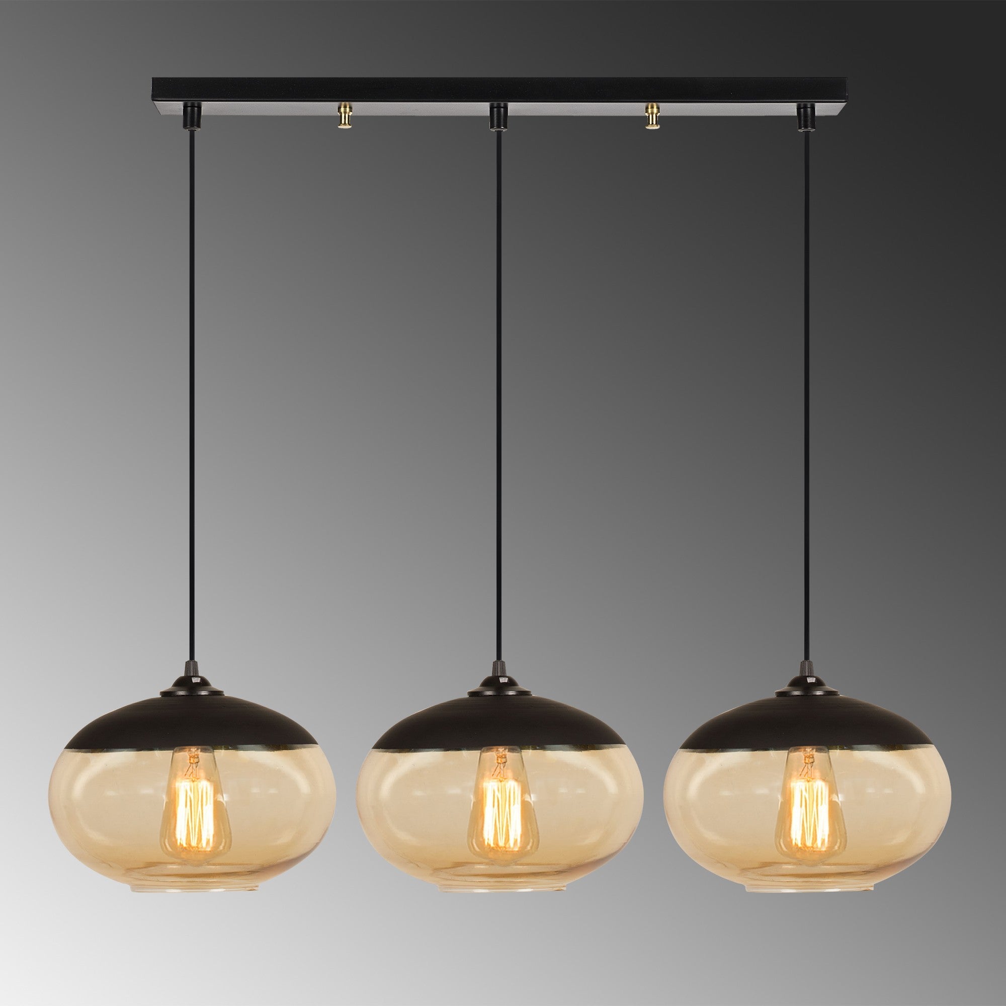 Camini - MR - 871 in Schwarzer Honig präsentiert im Onlineshop von KAQTU Design AG. Pendelleuchte ist von Opviq